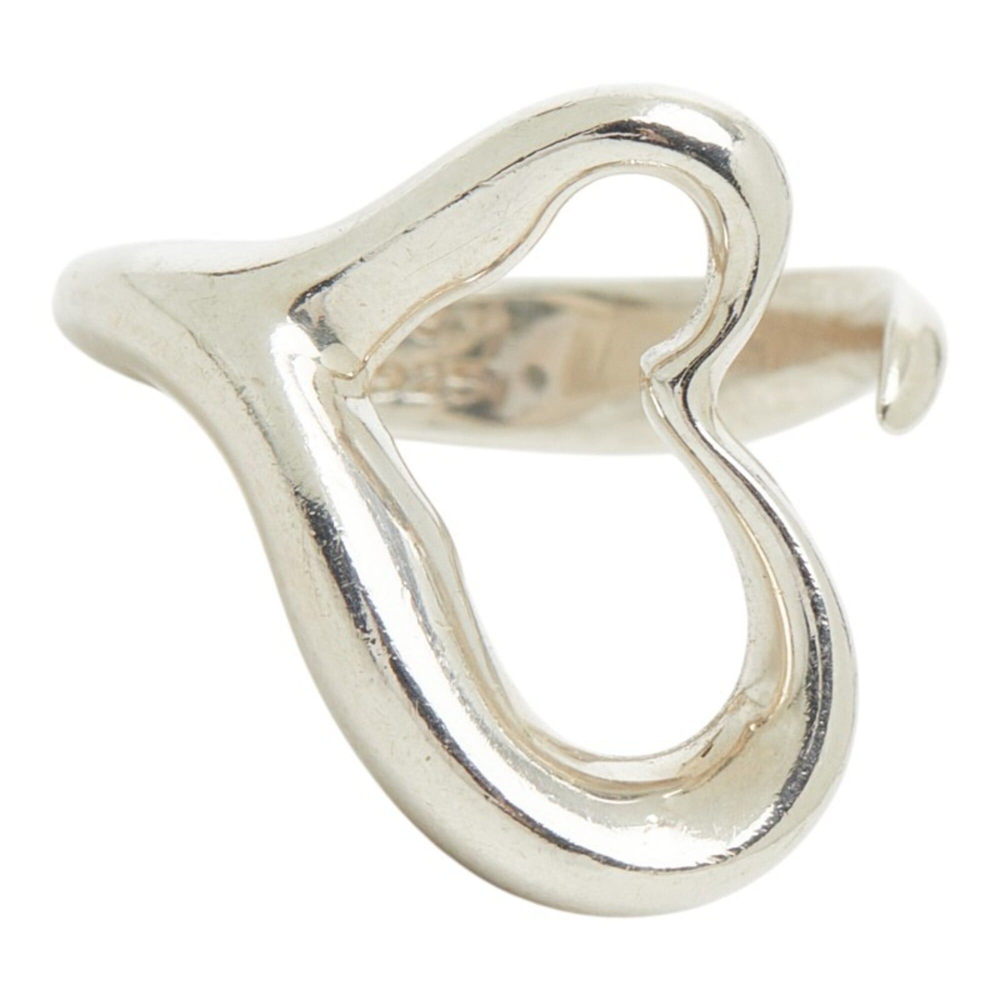 Tiffany & Co. Tiffany & Co. Open Heart Ring, Sterling Silver (SV925), Women's Ring. Size ONE SIZE - 1 Thumbnail
