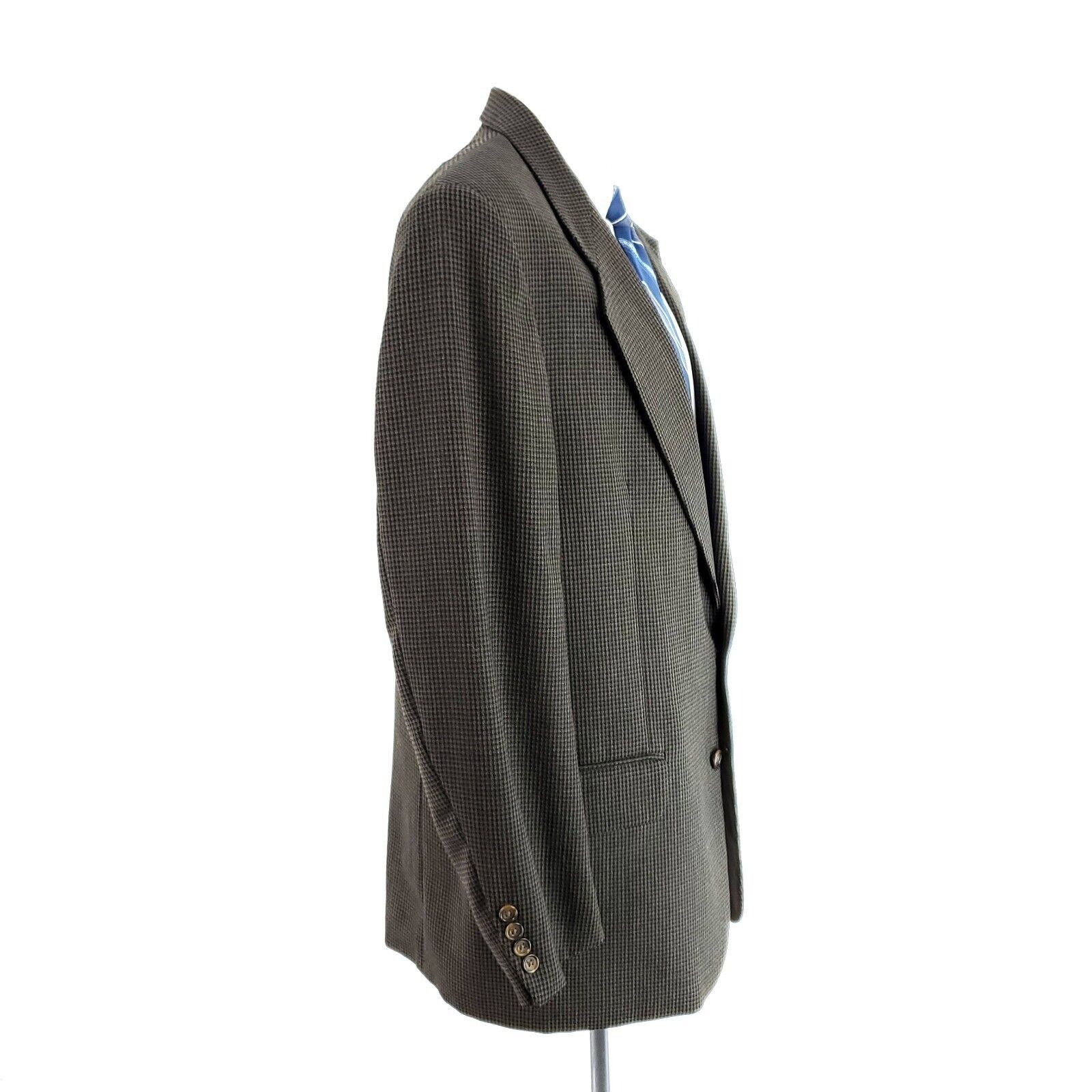 Oscar De La Renta Oscar De La Renta Heavy Textured Wool 2 Button Sport Coat 42 Size 42L - 6 Thumbnail