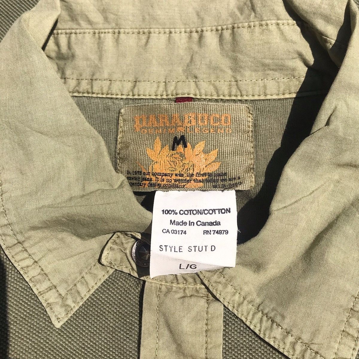 Parasuco × Vintage Parasuco Parabuco japan Denim Green long sleeve canvas polo Size US L / EU 52-54 / 3 - 6 Thumbnail