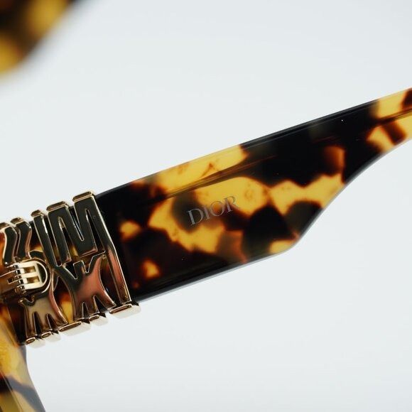 Dior Dior MISSDIOR S2I 26D0 Sunglasses Havana Square Frame Size ONE SIZE - 4 Thumbnail