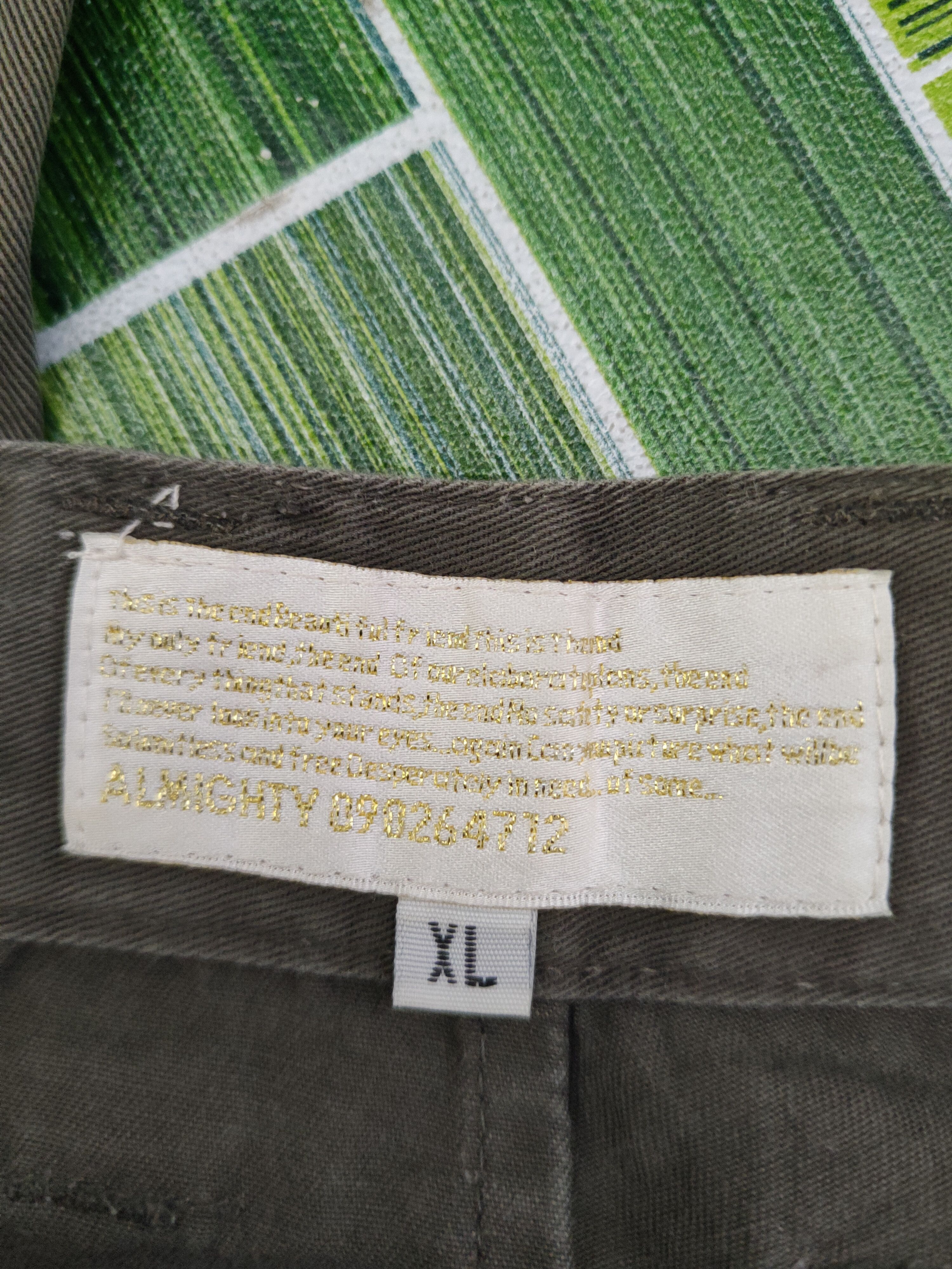 Japanese Brand DL Almighty Olive Multipocket Cargo Pants #2444 Size US 32 / EU 48 - 14 Thumbnail