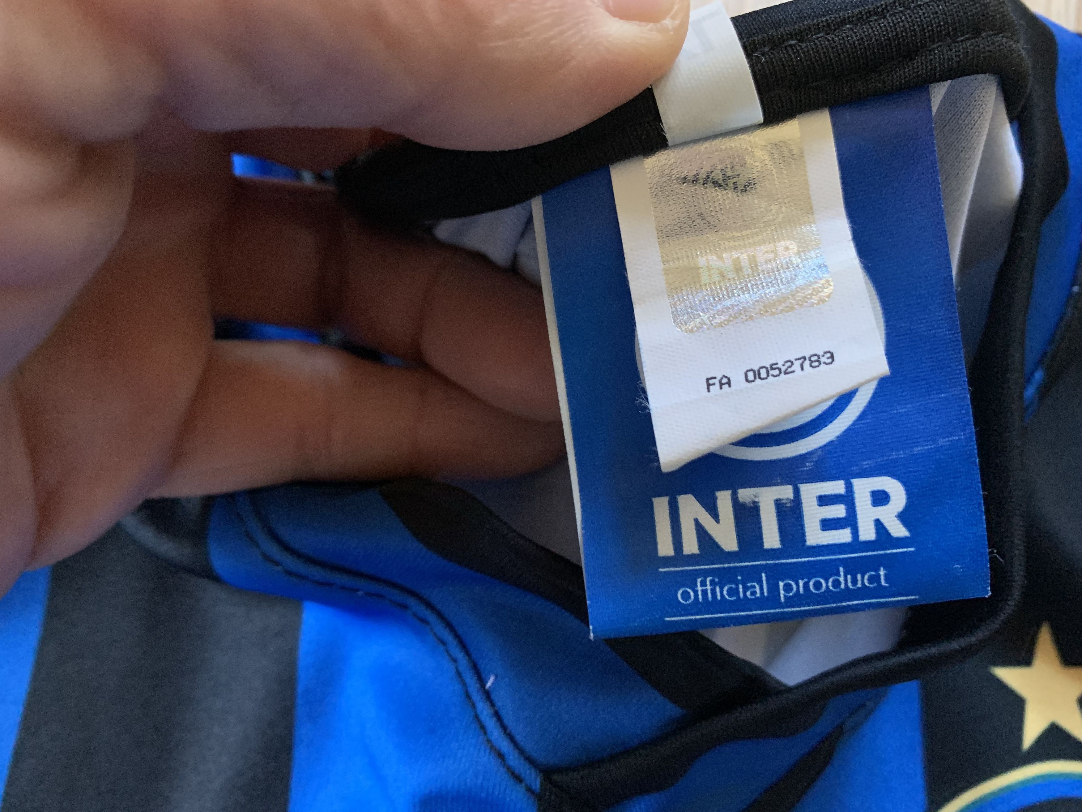 Other Inter Milan Football Shirt #10 Jovetic 2017-2018 Size US XL / EU 56 / 4 - 7 Thumbnail