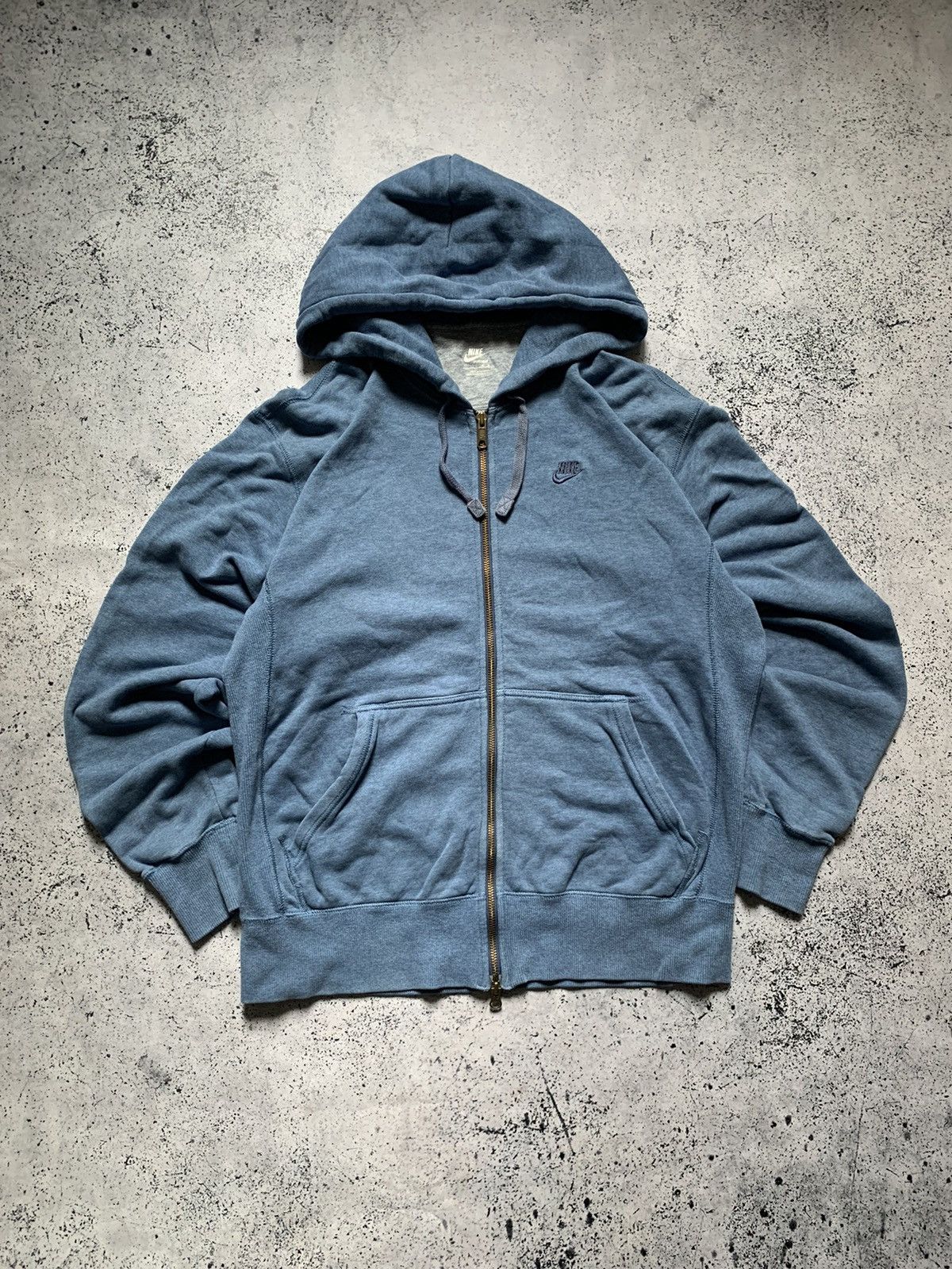 Nike Vintage Nike Boxy Fit Zip Hoodie Small Swoosh Y2K USA 90s Size US M / EU 48-50 / 2 - 2 Thumbnail