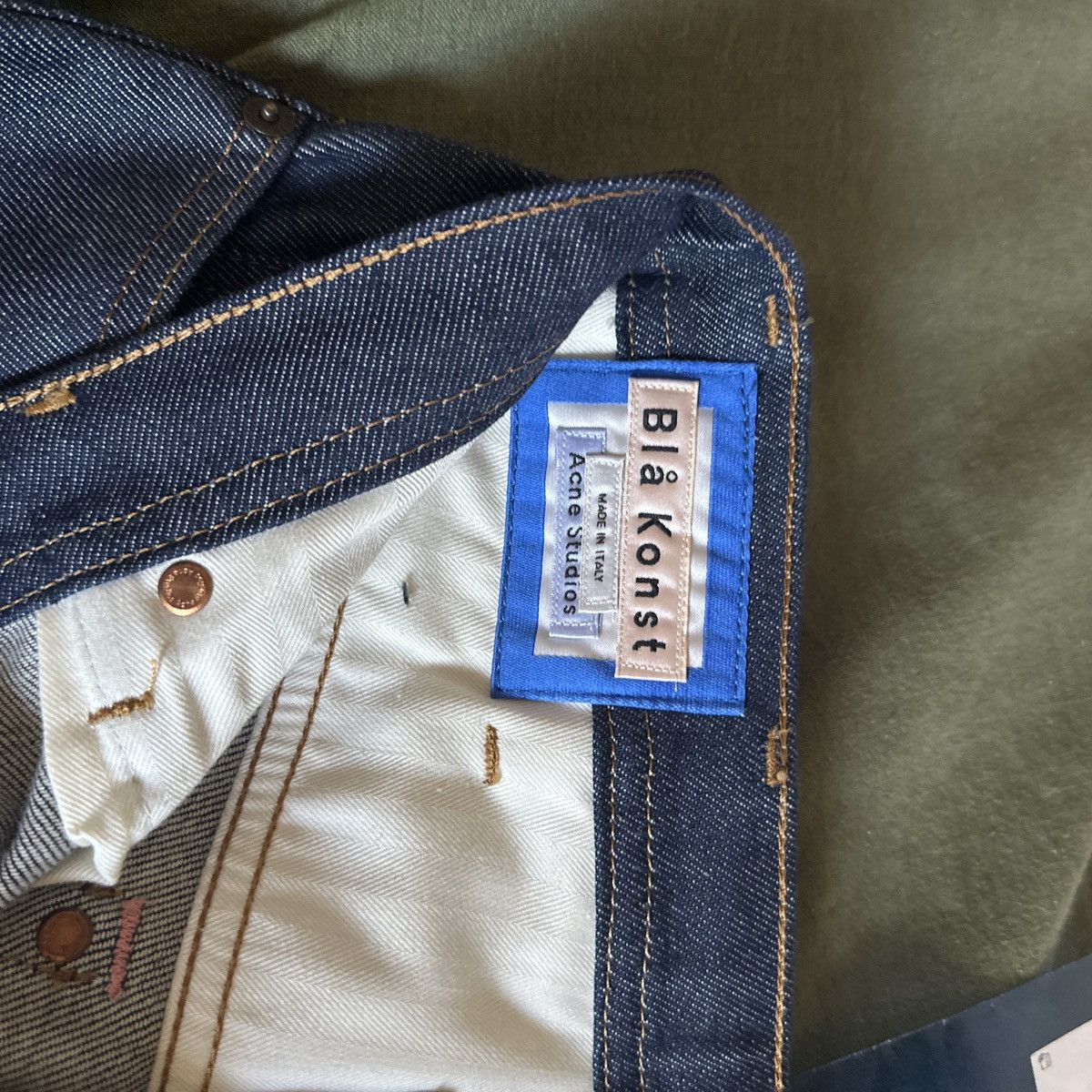 Acne Studios Acne Studios River Indigo Denim Jeans 28 x 28 (Brand New) Size US 28 / EU 44 - 4 Thumbnail