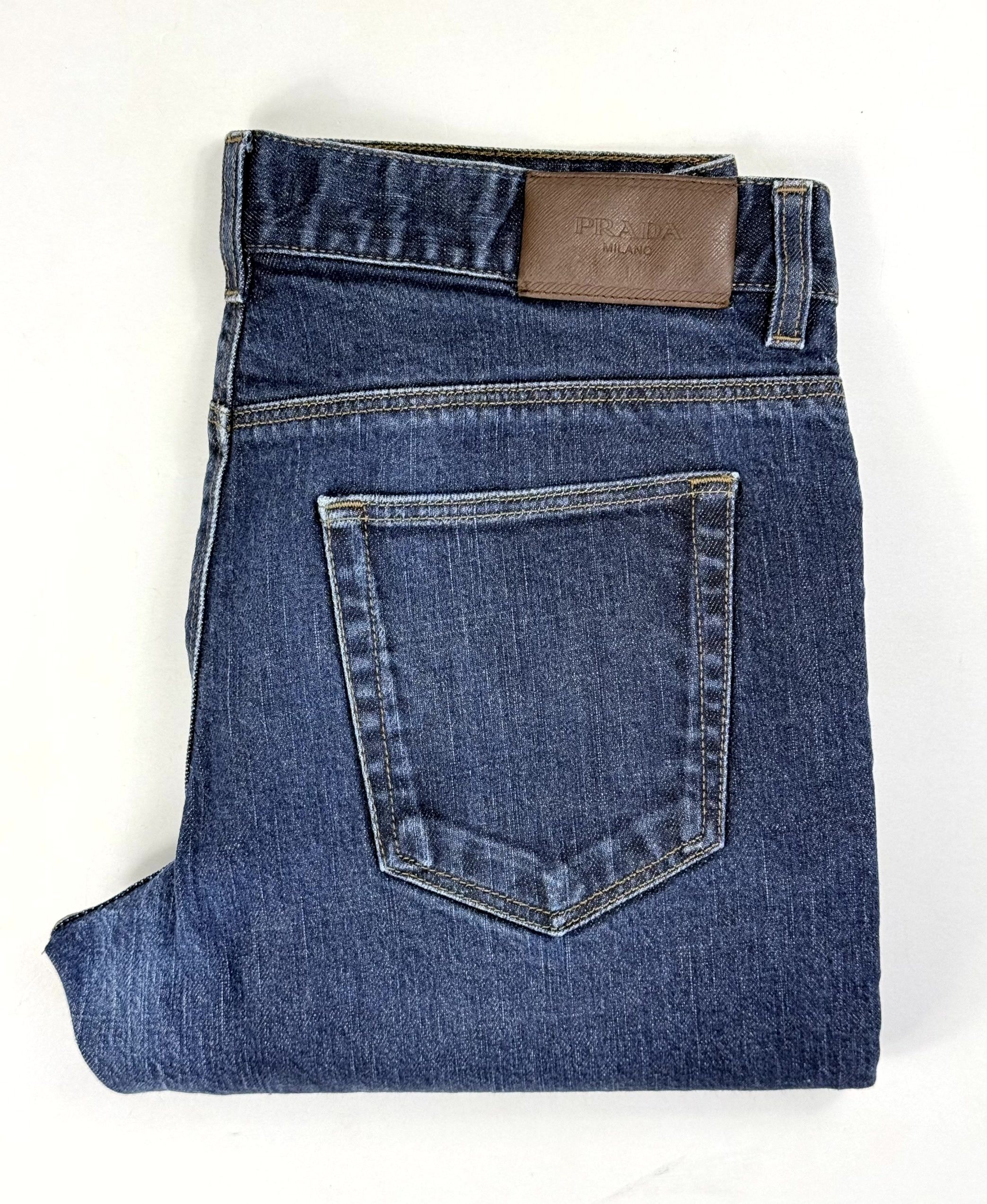 Prada Prada Tapered Fit Indigo Blue Jeans Size 32 Size US 32 / EU 48 - 1 Thumbnail
