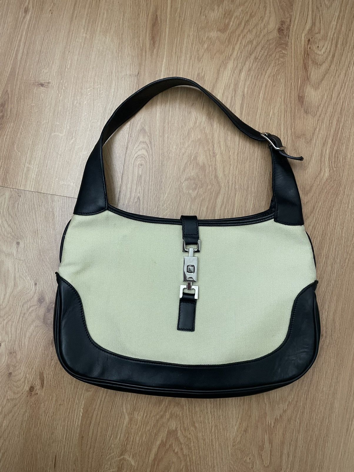 Gucci Jackie nylon leather