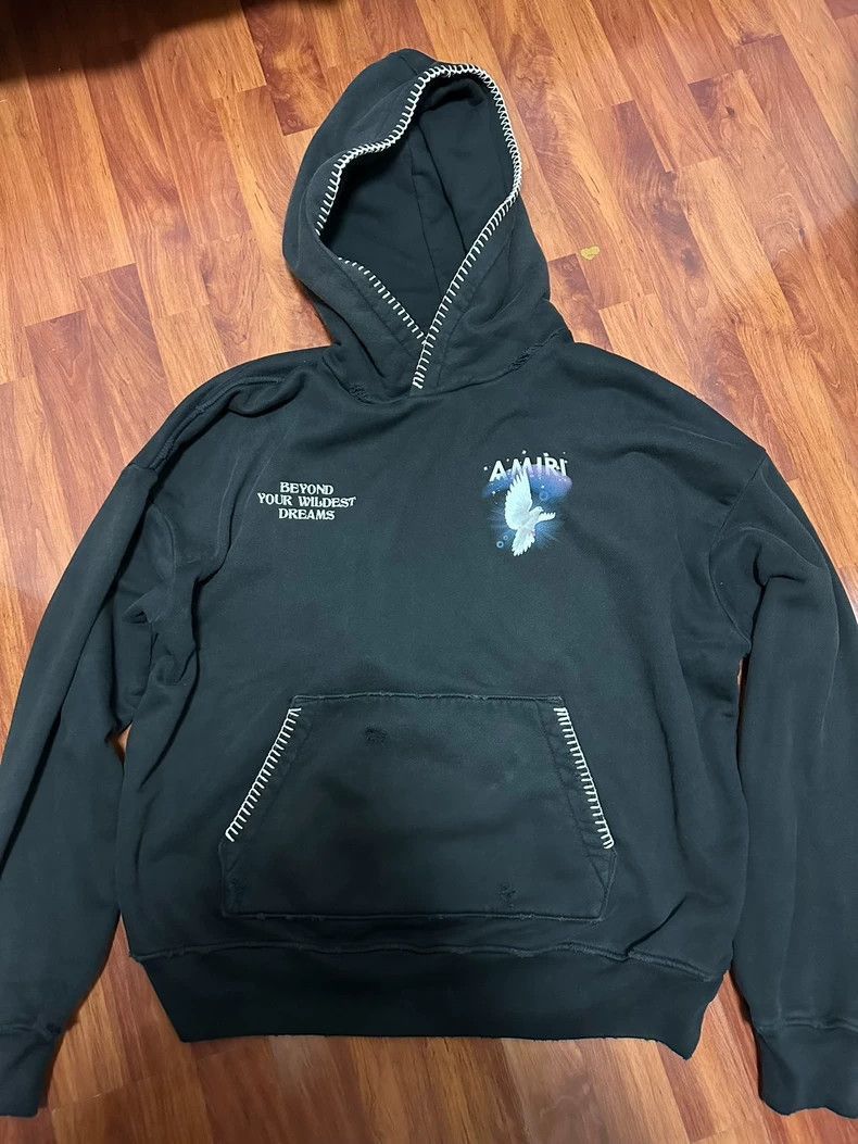 Amiri Eternal Embroidered Dove Hoodie-2506