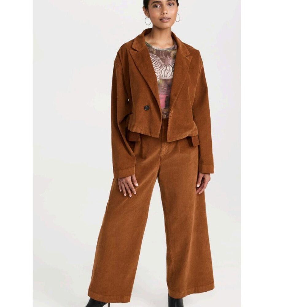 NSF NSF Made In USA HAILE Cut Off Cord Blazer Caramel Size M Size M / US 6-8 / IT 42-44 - 2 Thumbnail