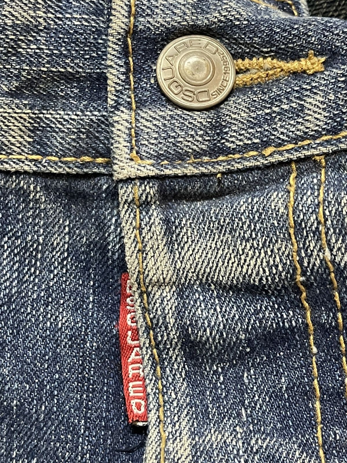 Dsquared2 Vintage Japanese Dsquared2 Faded Wash Distress Loose Jeans Size US 38 / EU 54 - 10 Thumbnail