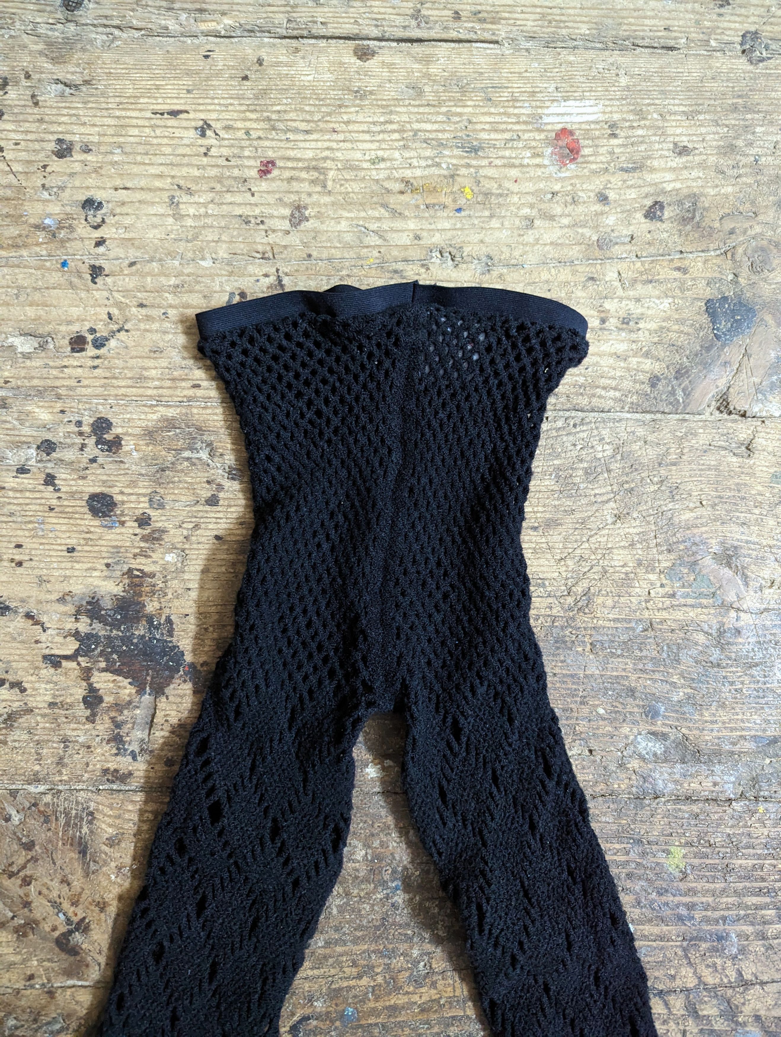 Yohji Yamamoto Rare! 00s Y's Yohji Yamamoto Cobweb Mesh Leggings Tights Size 27" / US 4 / IT 40 - 11 Thumbnail