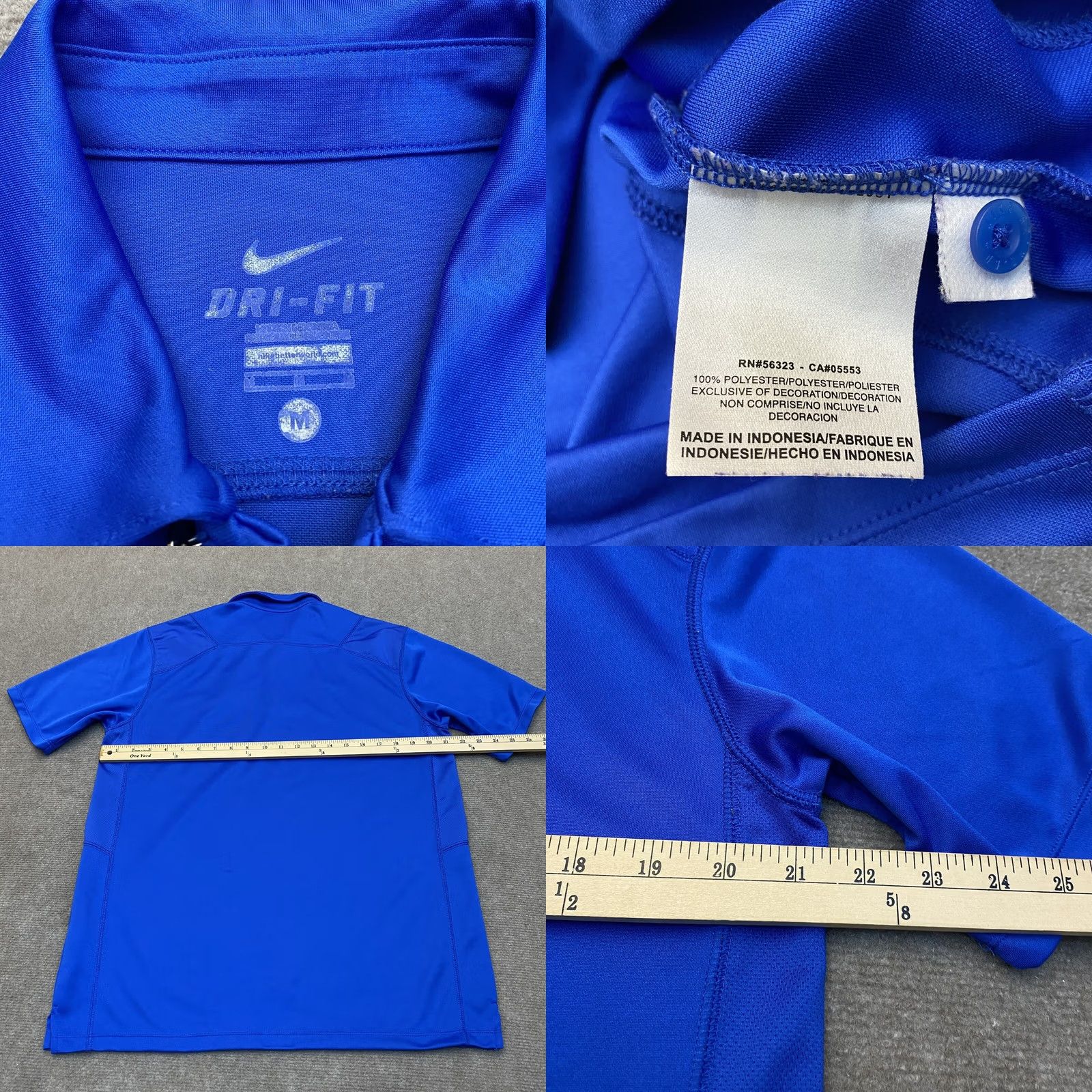 Nike Nike Polo Shirt Mens M Blue Viking Logo Dri Fit Short Sleeve Golf Casual Size US M / EU 48-50 / 2 - 8 Thumbnail