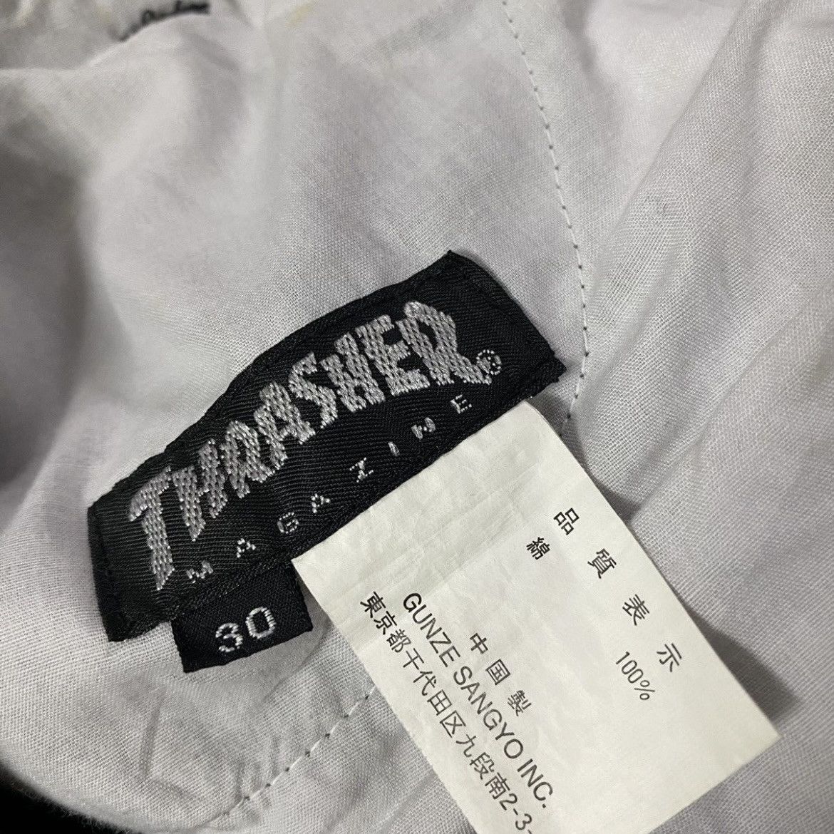 Thrasher rare vintage Thrasher Magazine skate chinos Size US 30 / EU 46 - 9 Thumbnail