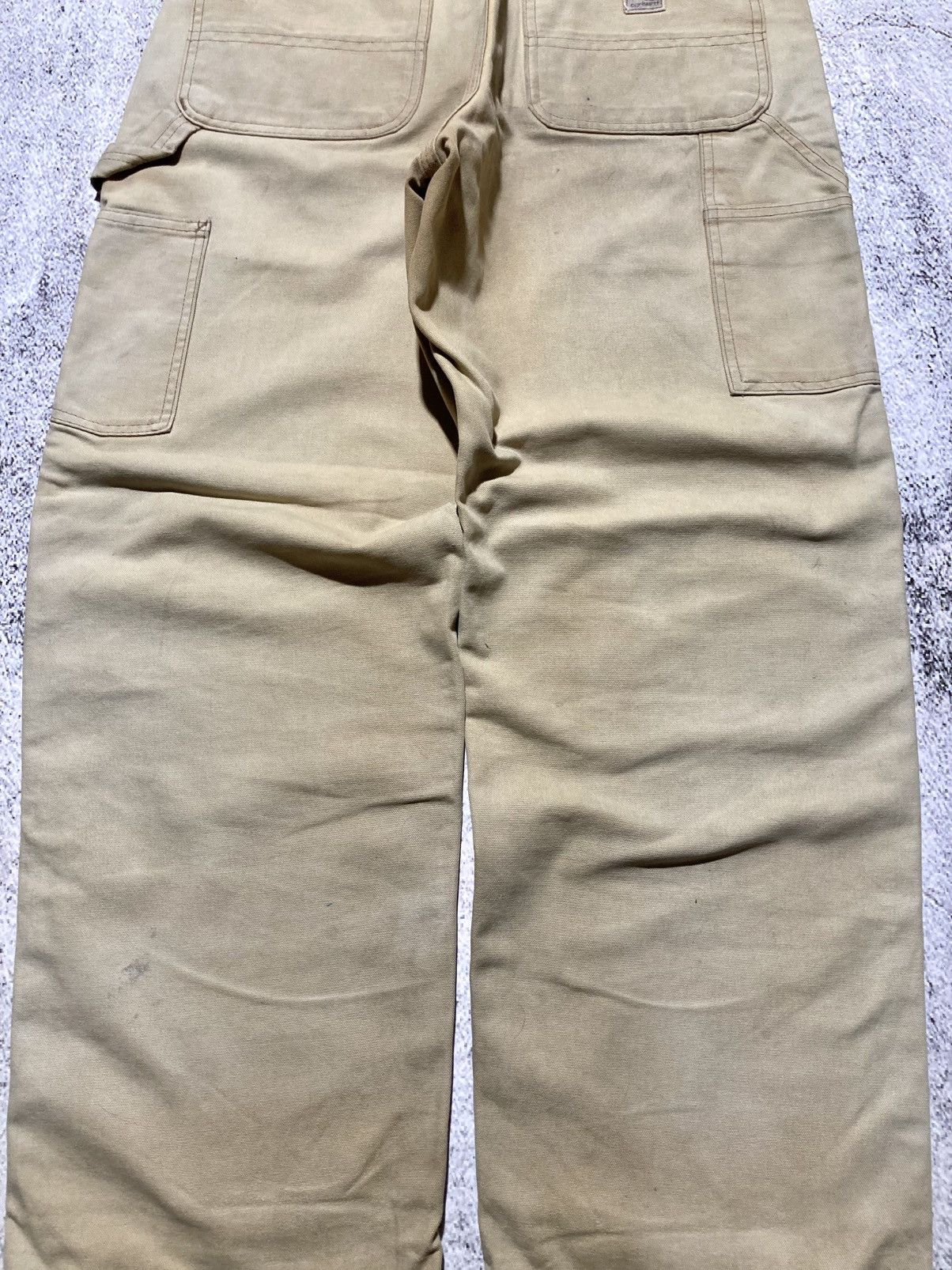 Carhartt 1990s Vintage Carhartt B11 BRN Carpenter Duck Pants Workwear Size US 32 / EU 48 - 5 Thumbnail