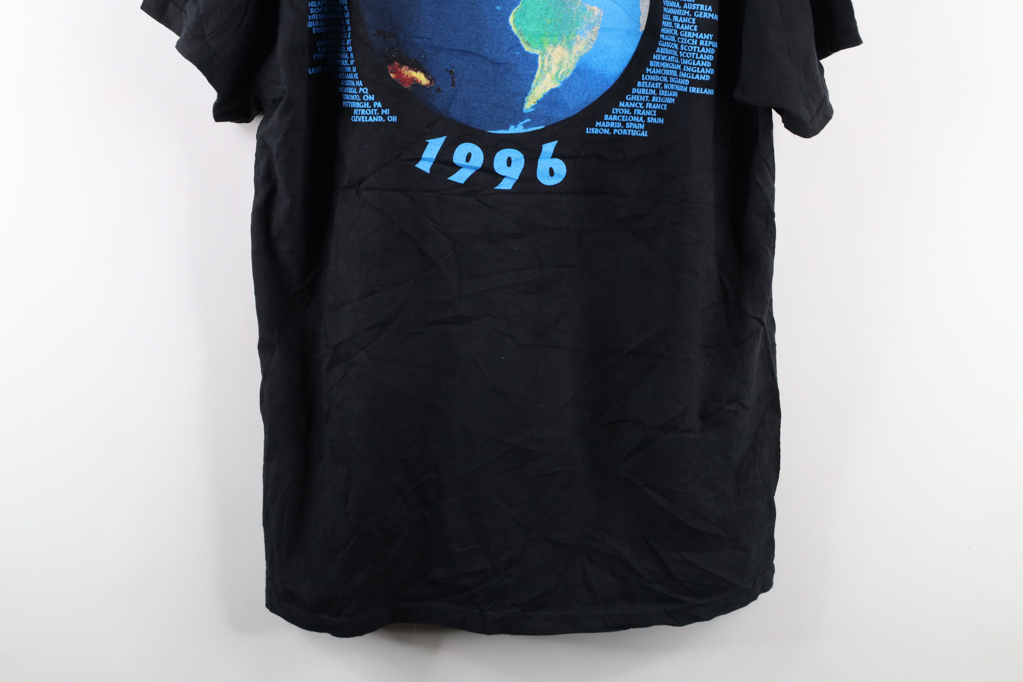 Vintage Vintage 90s Ballbreaker Tour ACDC Band T-Shirt Black Cotton Size US L / EU 52-54 / 3 - 10 Thumbnail