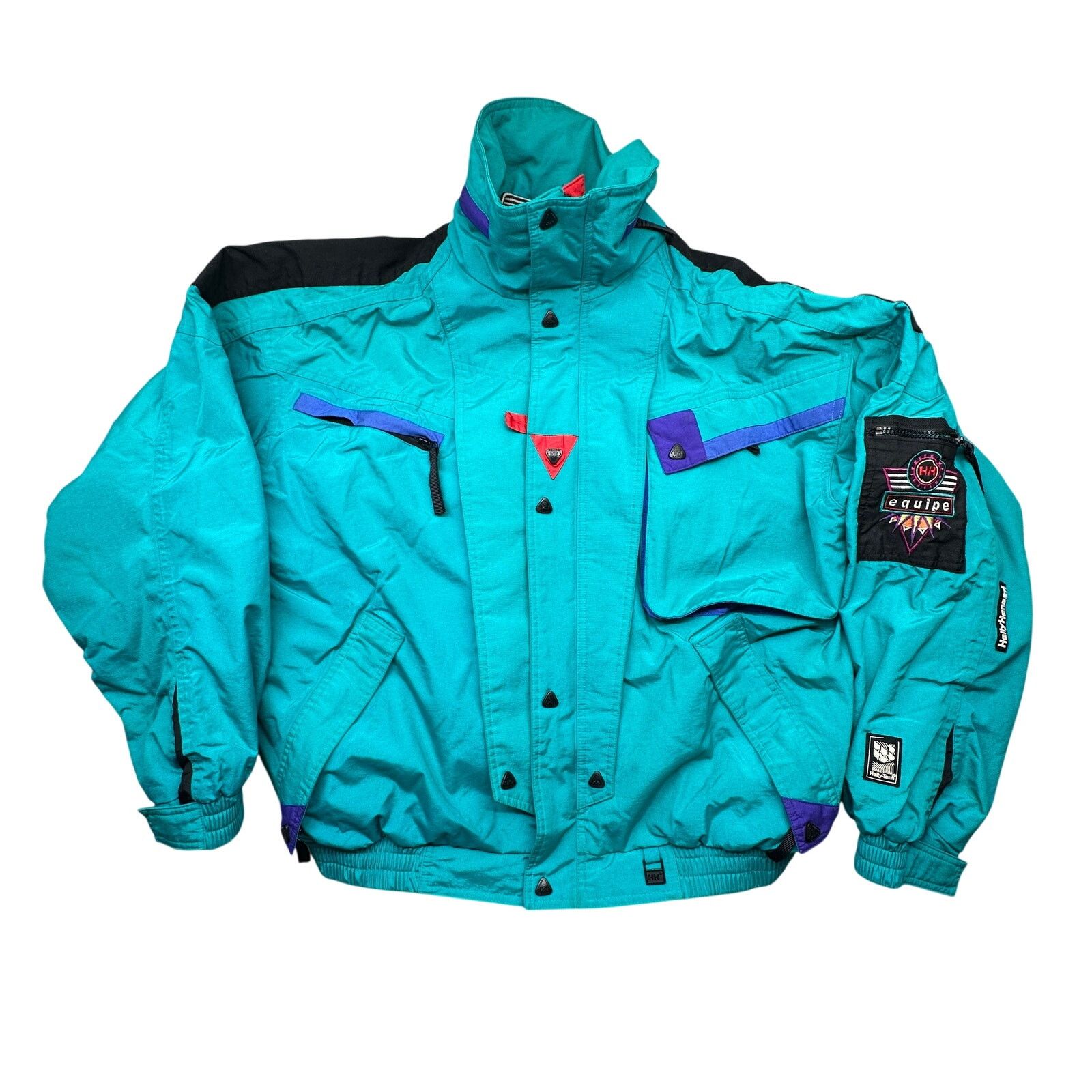 Helly Hansen Vintage 90s Helly Hansen Equipe Ski Snow Jacket Mens Large Size US L / EU 52-54 / 3 - 1 Thumbnail