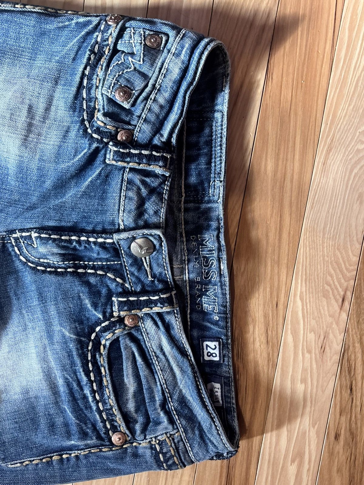 Miss Me MISS ME EMBROIDERED DENIM Size 28" / US 6 / IT 42 - 3 Thumbnail