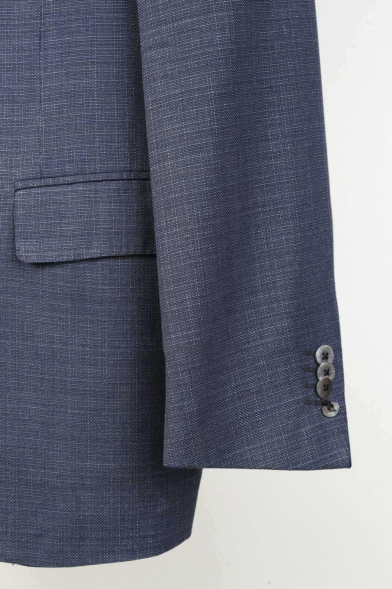 Corneliani Corneliani Blue Lightweight Wool & Silk Blazer Size 50R - 5 Thumbnail