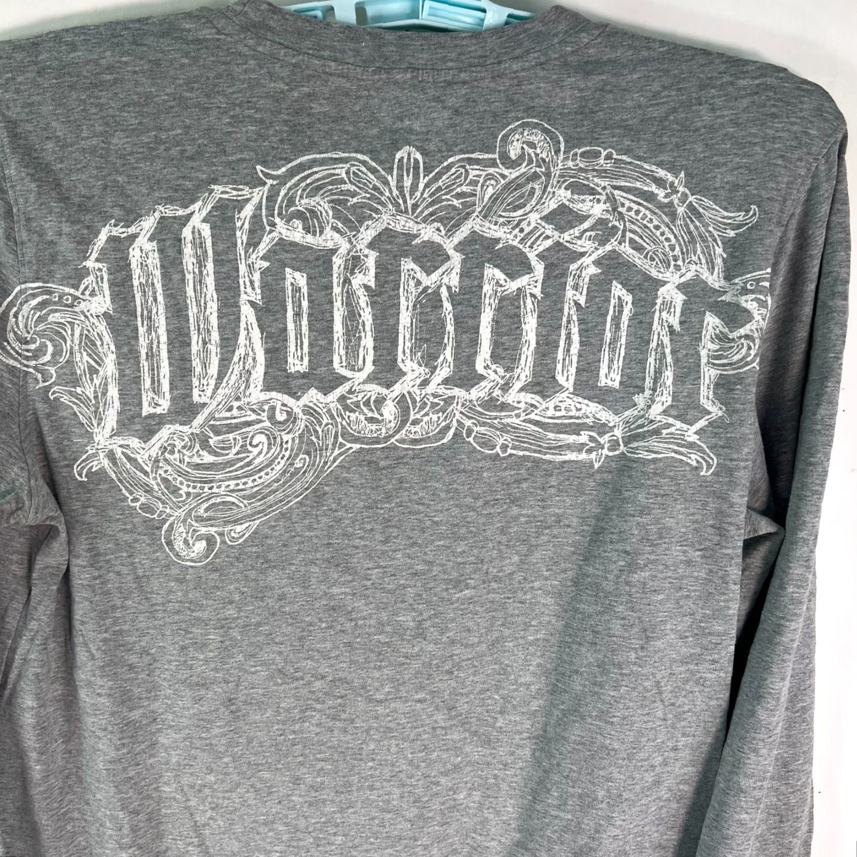 Kodak Warrior Mens Graphic Print T-Shirt Gray Long Sleeve Size M Size US XS / EU 42 / 0 - 4 Thumbnail