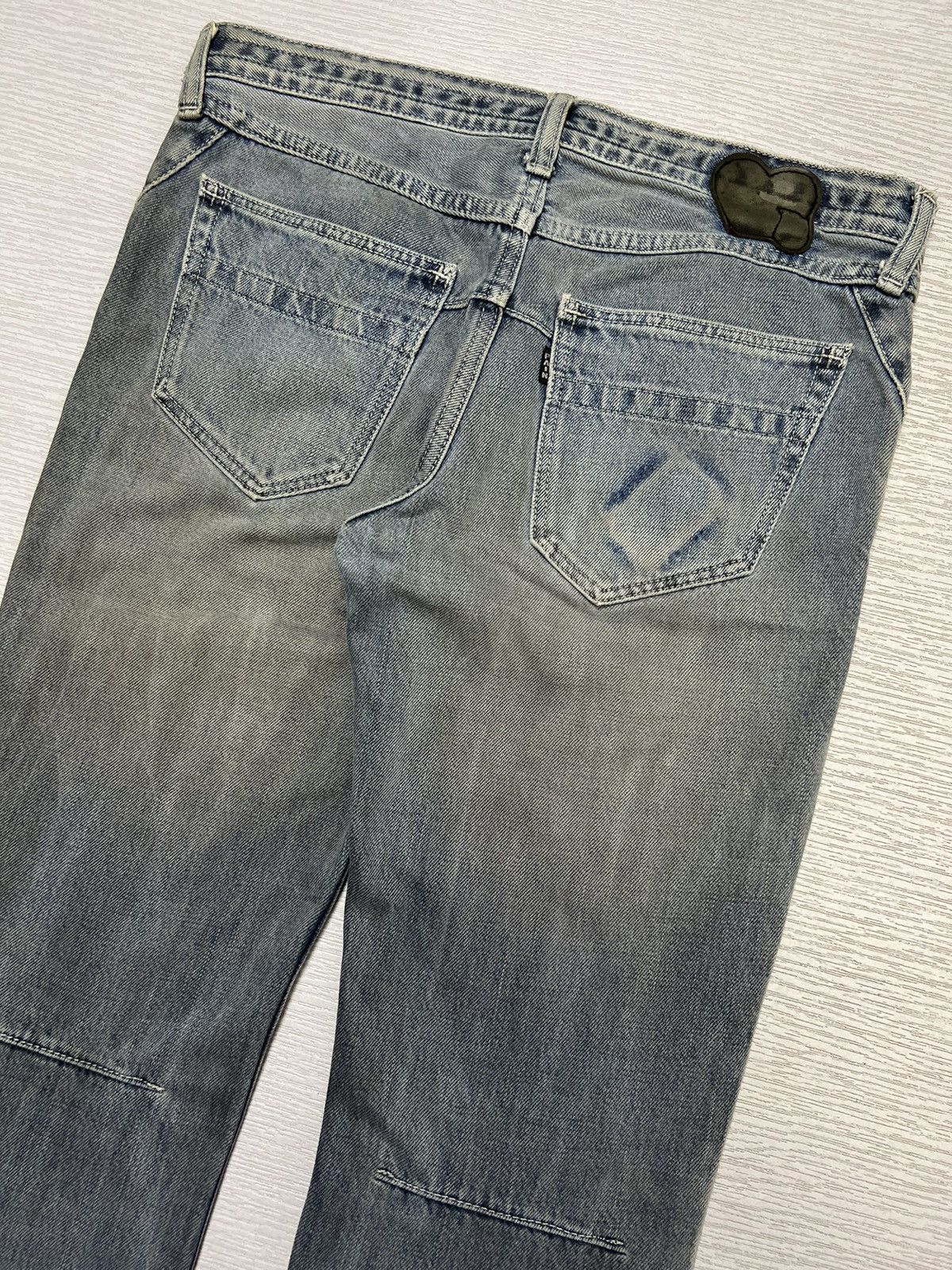 Number (N)ine Number (N)ine - S/S 07’ - Mudwash Distressed Pain Denim Size US 30 / EU 46 - 7 Thumbnail
