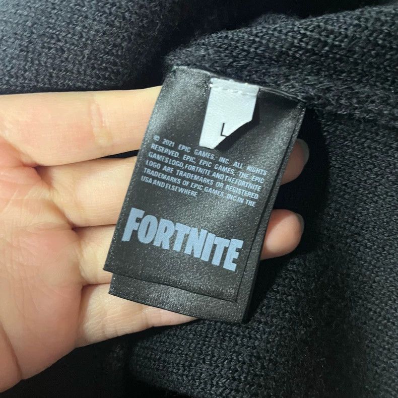 Balenciaga Balenciaga Black Solid Fortnite Knit Printed Pattern Logo Size US M / EU 48-50 / 2 - 5 Thumbnail
