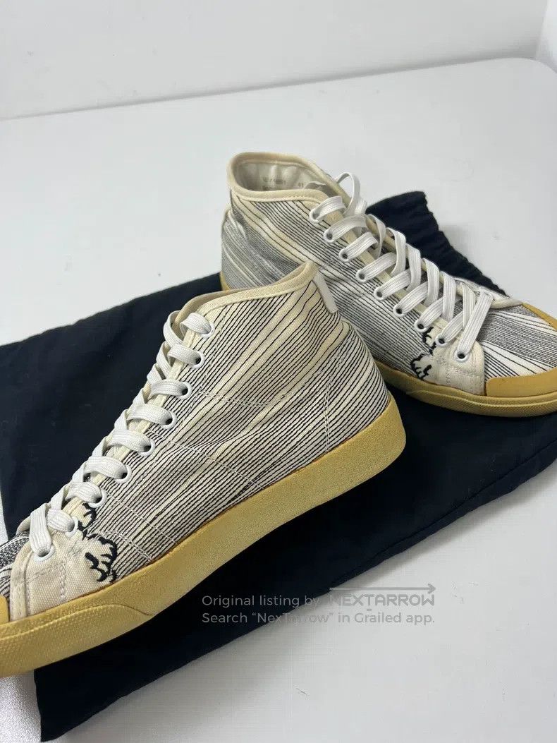 Saint Laurent Paris Saint Laurent Paris Explosion Fist High Top Sneakers Size US 8 / EU 41 - 3 Thumbnail