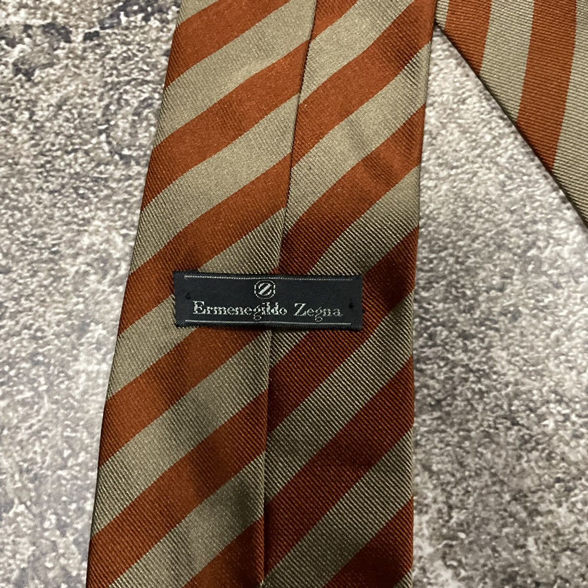 Ermenegildo Zegna × Vintage Rare Ermenedildo Zegna Tie Zuxury 90’s Size ONE SIZE - 7 Thumbnail
