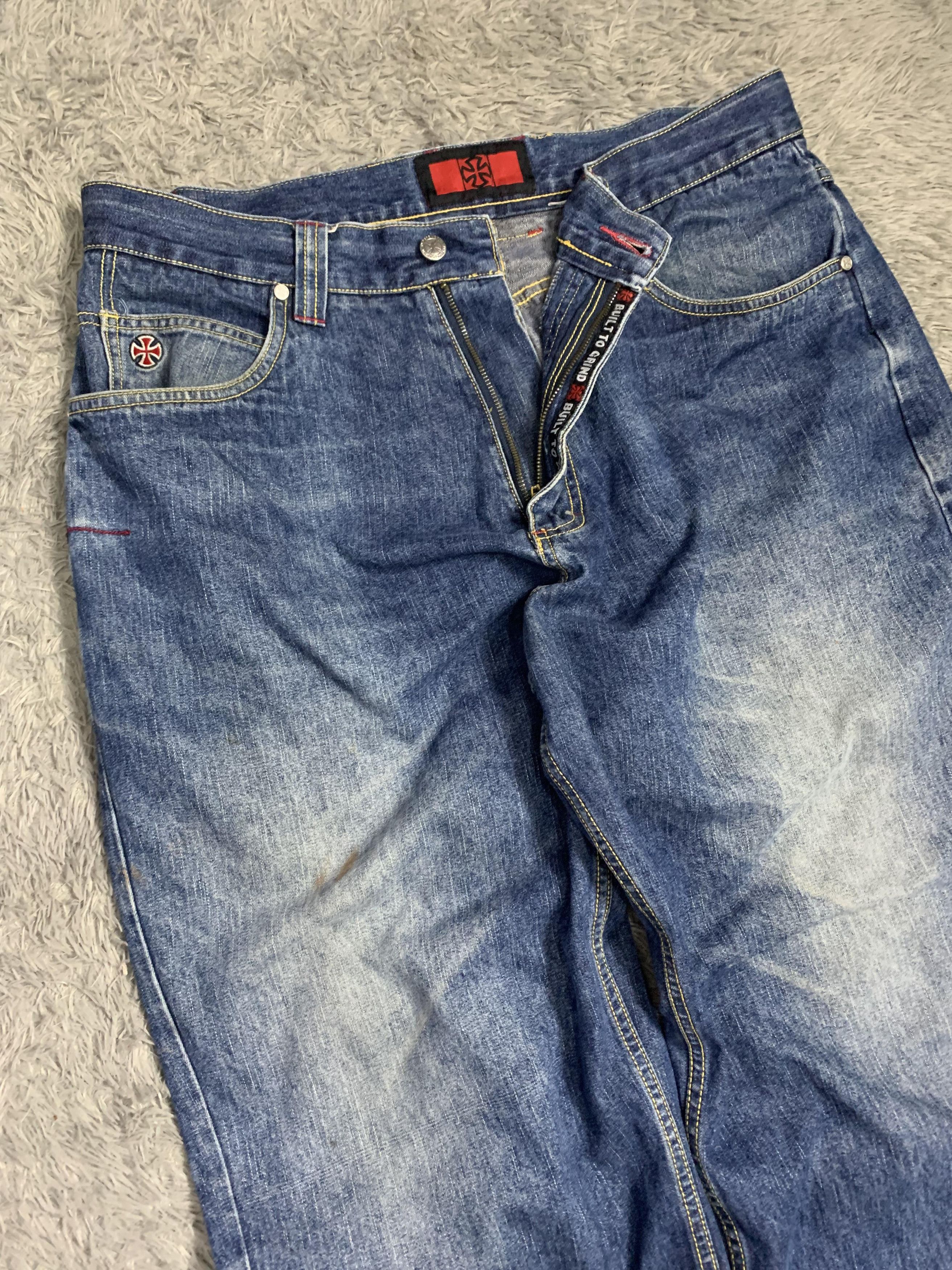 Independent Truck Co. Vintage Y2K Baggy Independent Truck Co Skateboard Jeans Size US 36 / EU 52 - 2 Thumbnail