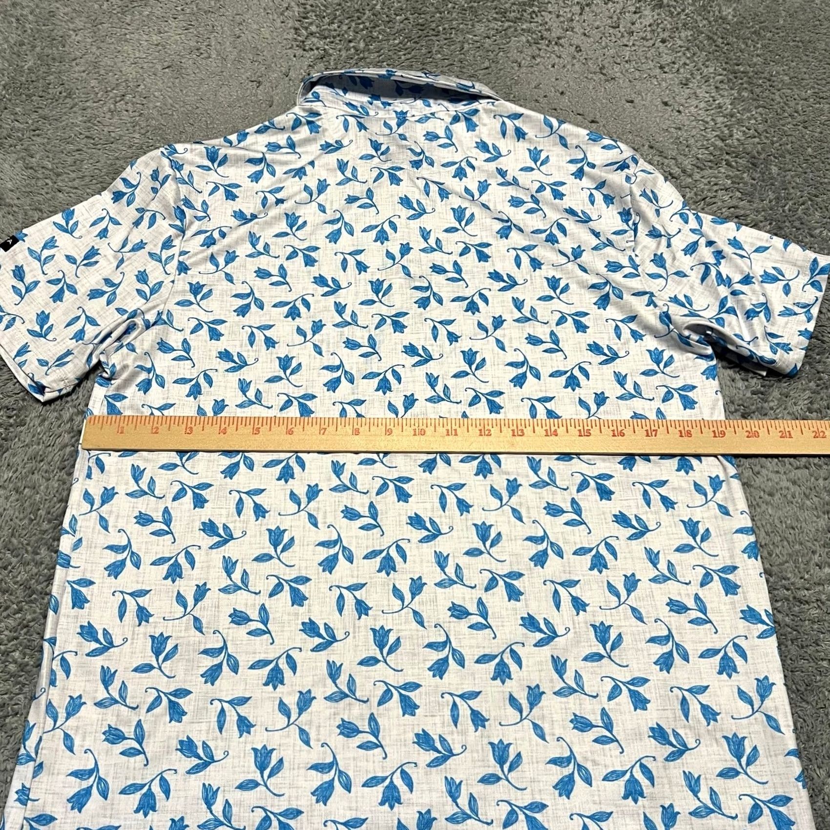 Vintage Yatta Golf Polo Shirt Mens Small Blue Floral Hawaiian Performance Golfing S Men Blue Floral Hawaiian Golf Polo Shirt Size US S / EU 44-46 / 1 - 4 Thumbnail