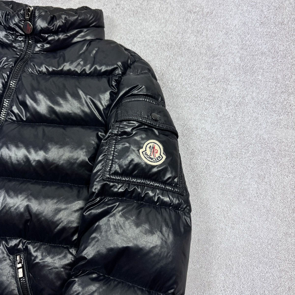 Moncler Women`s Moncler Berre Black Shiny Puffer Jacket Size 1 / S Size S / US 4 / IT 40 - 8 Thumbnail