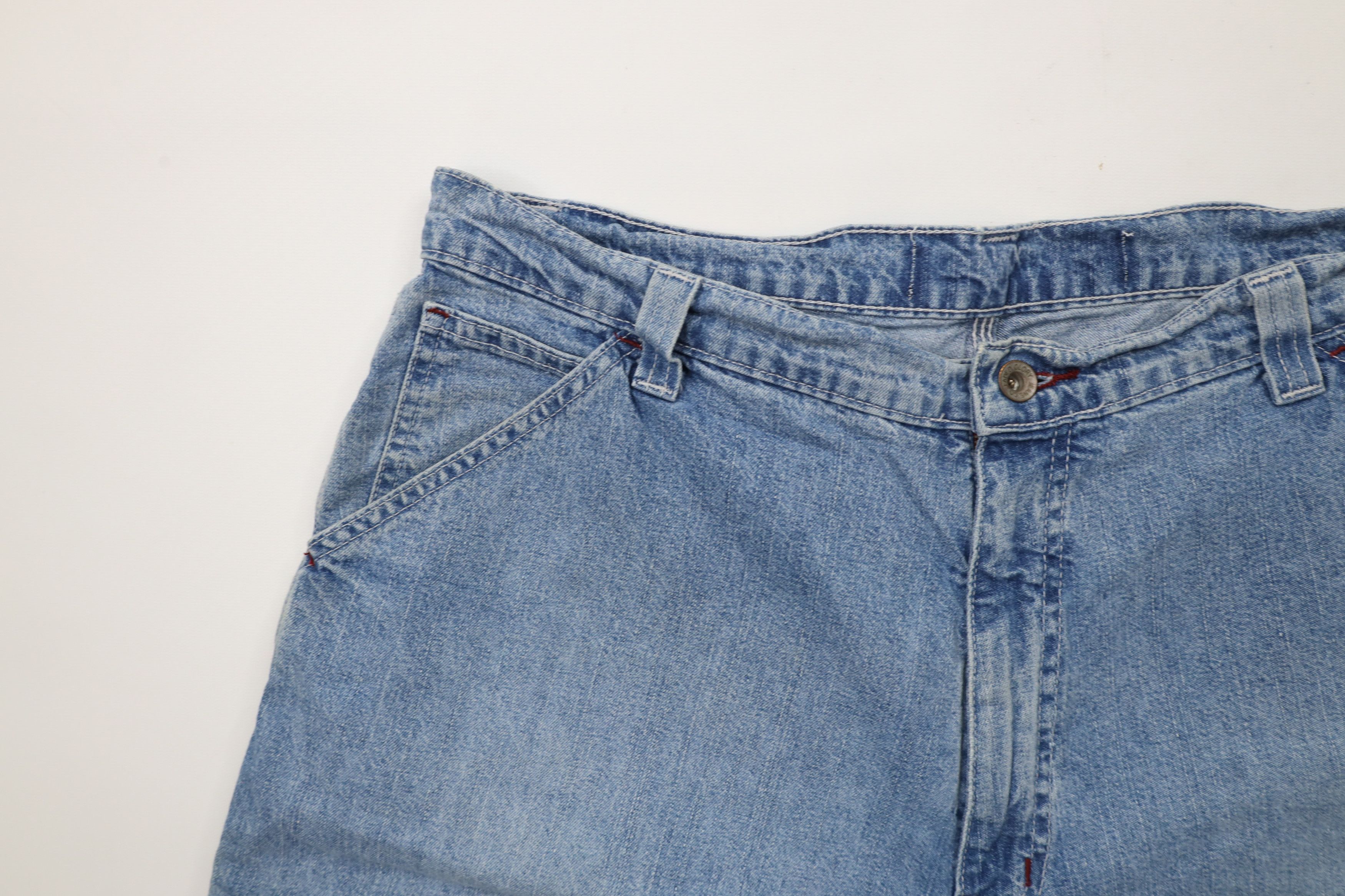 Vintage Vintage 90s Streetwear Baggy Wide Leg Carpenter Denim Jeans Size US 36 / EU 52 - 8 Thumbnail
