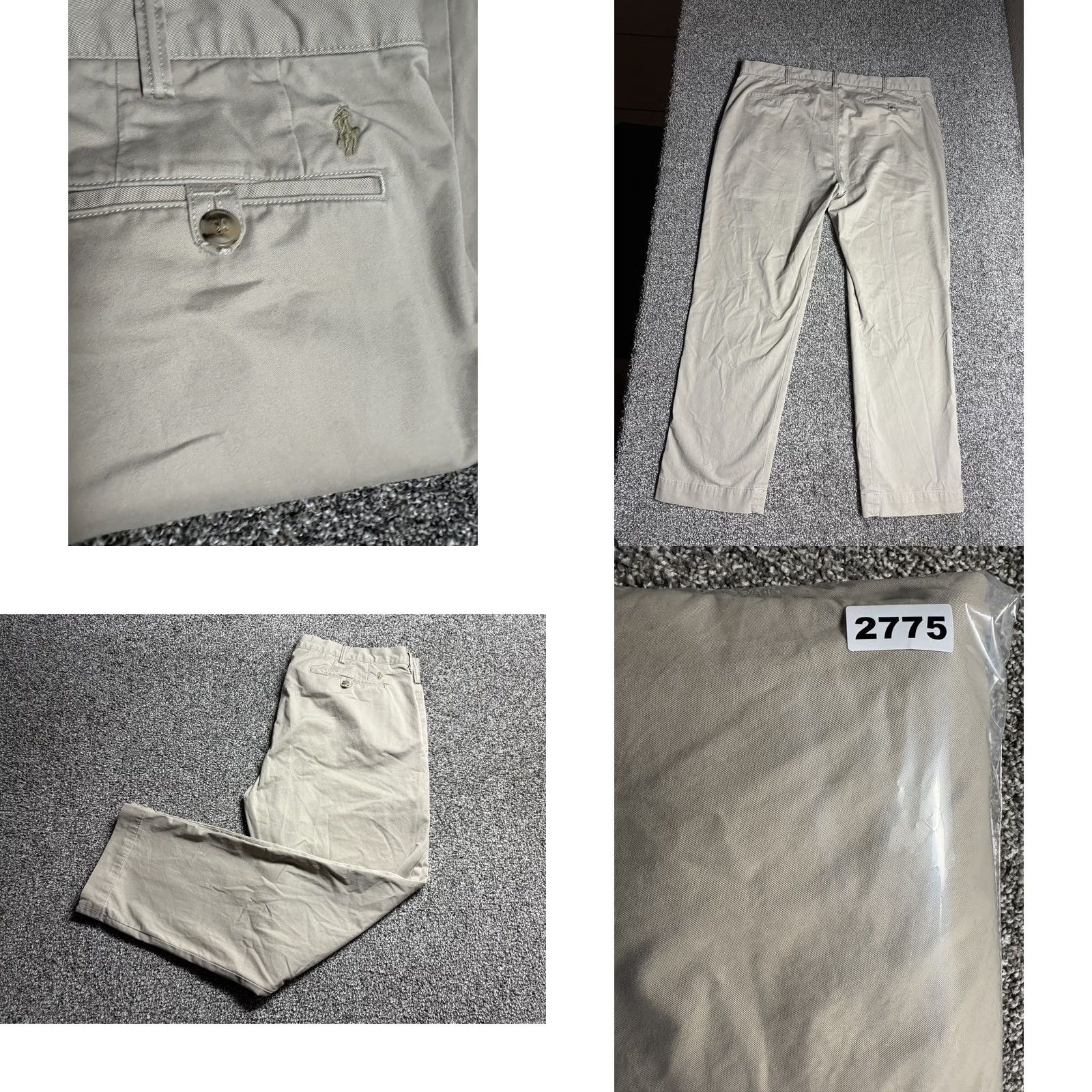 Polo Ralph Lauren Polo Ralph Lauren Bedford Chino Pants Mens 38x30 Stretch Straight Tan Khaki Size US M / EU 48-50 / 2 - 9 Thumbnail
