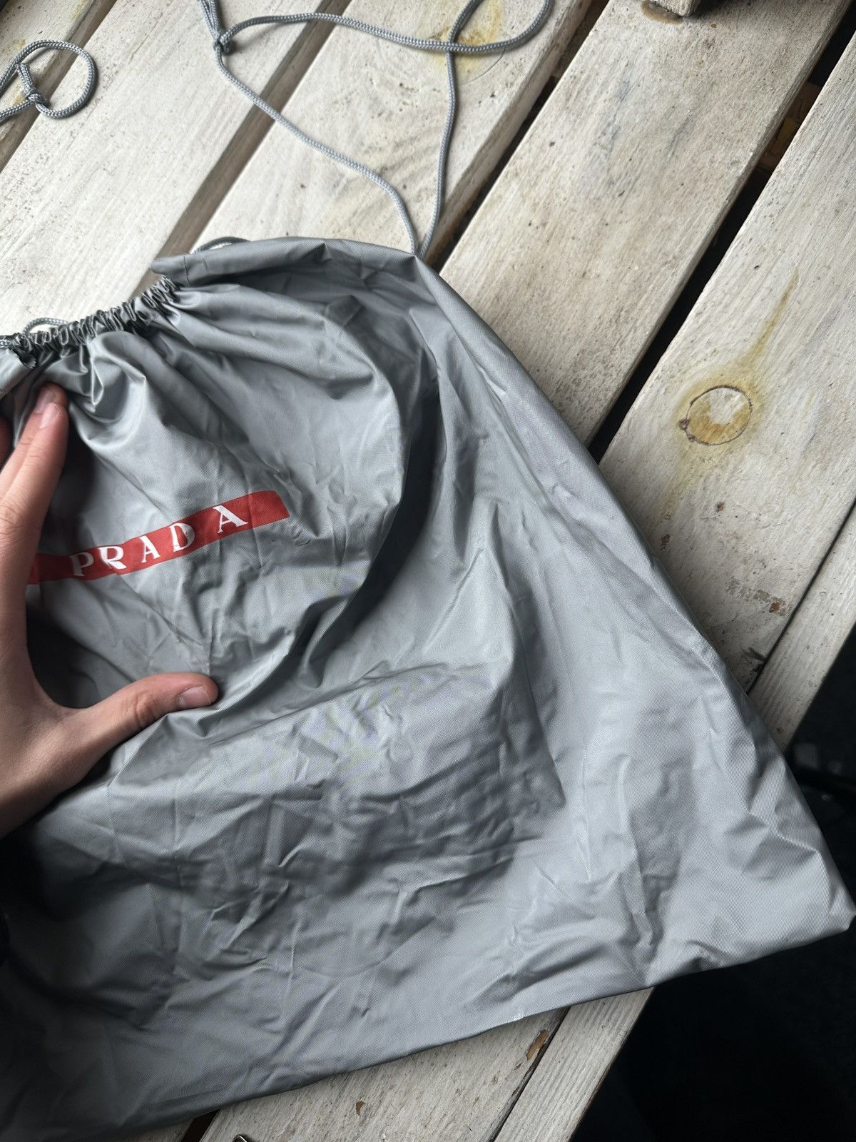 Prada 🚨PRADA RED TAB Y2K Bag Shopper cover Tote BIG LOGO Size ONE SIZE - 4 Thumbnail