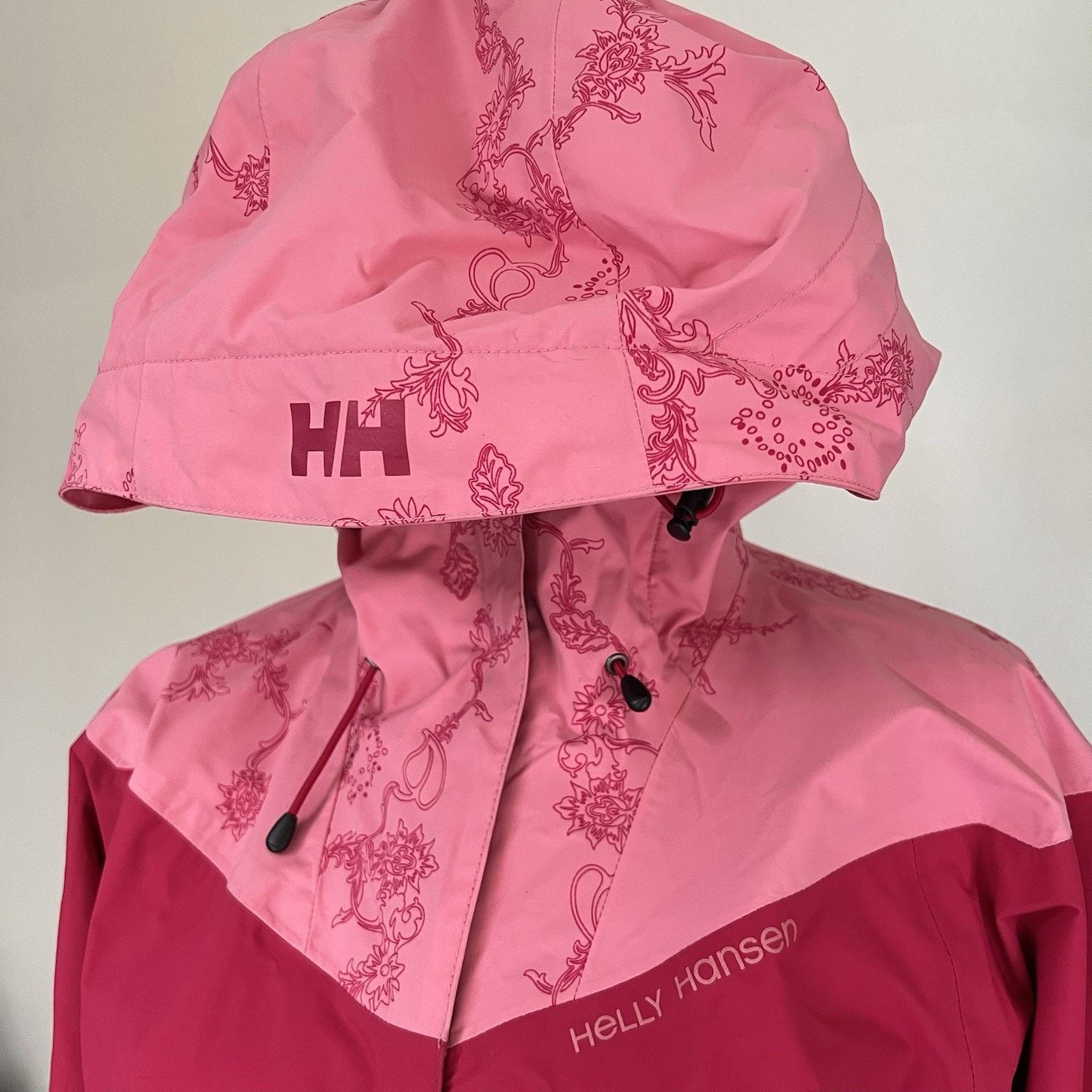 Helly Hansen Helly Hansen Vancouver Rain Jacket (L) Women Hooded Pink Size L / US 10 / IT 46 - 4 Thumbnail
