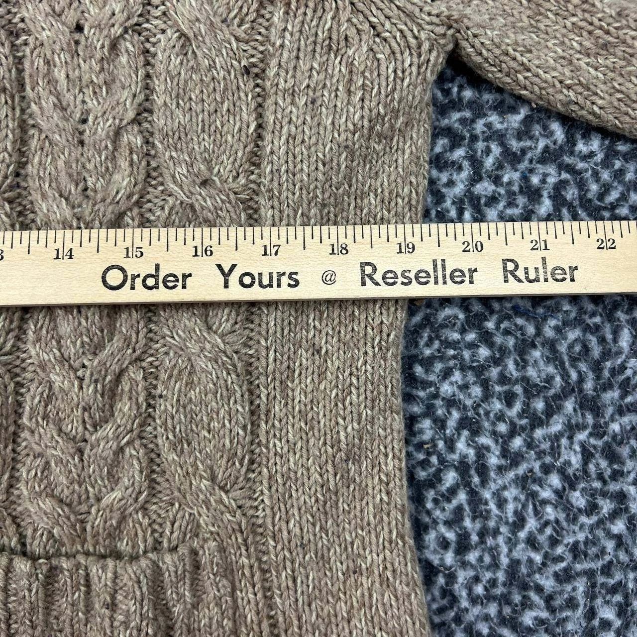 St. Johns Bay St Johns Bay Cardigan Sweater XL Cable Knit Full Snap Jacket Size XL / US 12-14 / IT 48-50 - 4 Thumbnail