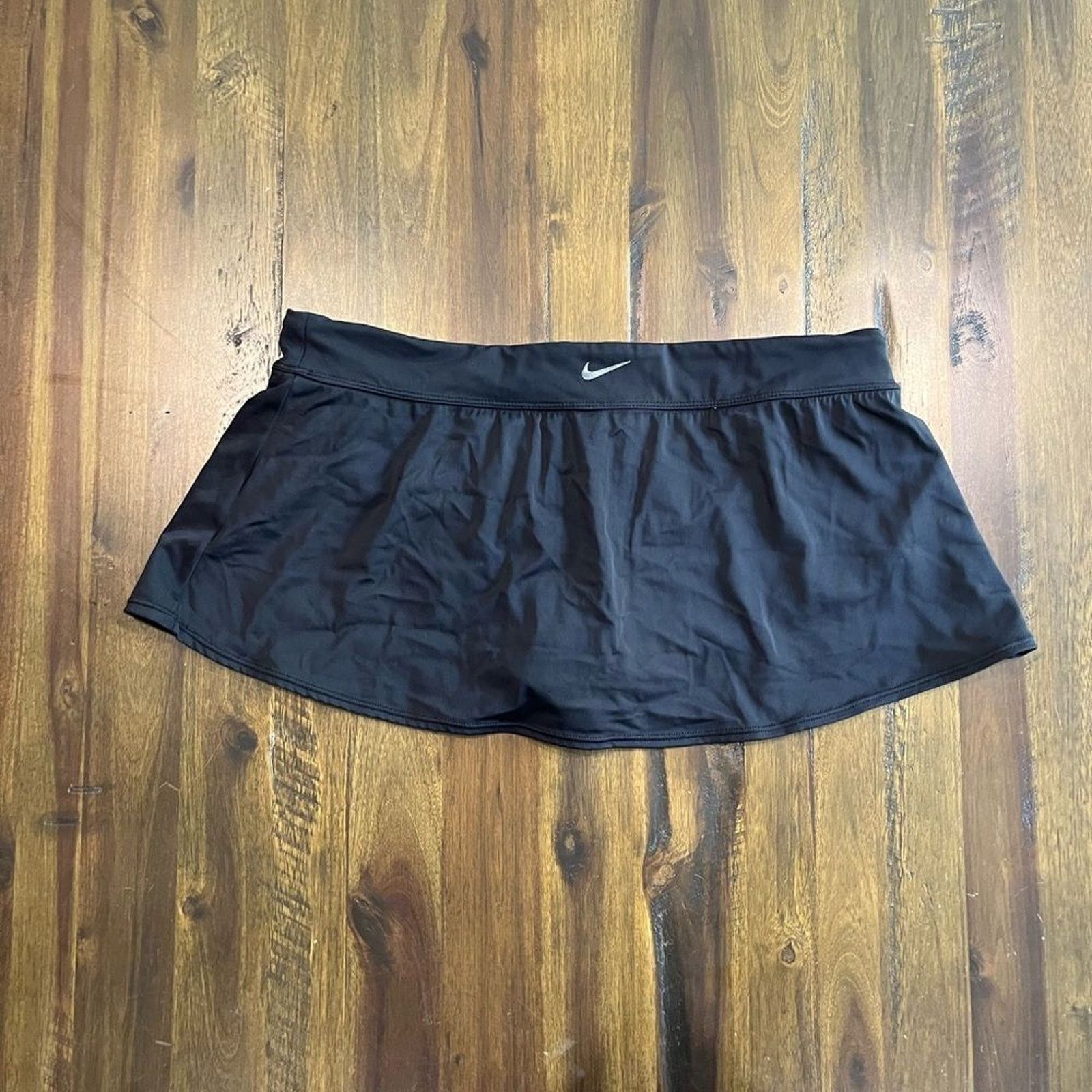 Nike Nike Black Swim Bottoms Skirt Skort - Size 12 Size ONE SIZE - 4 Thumbnail