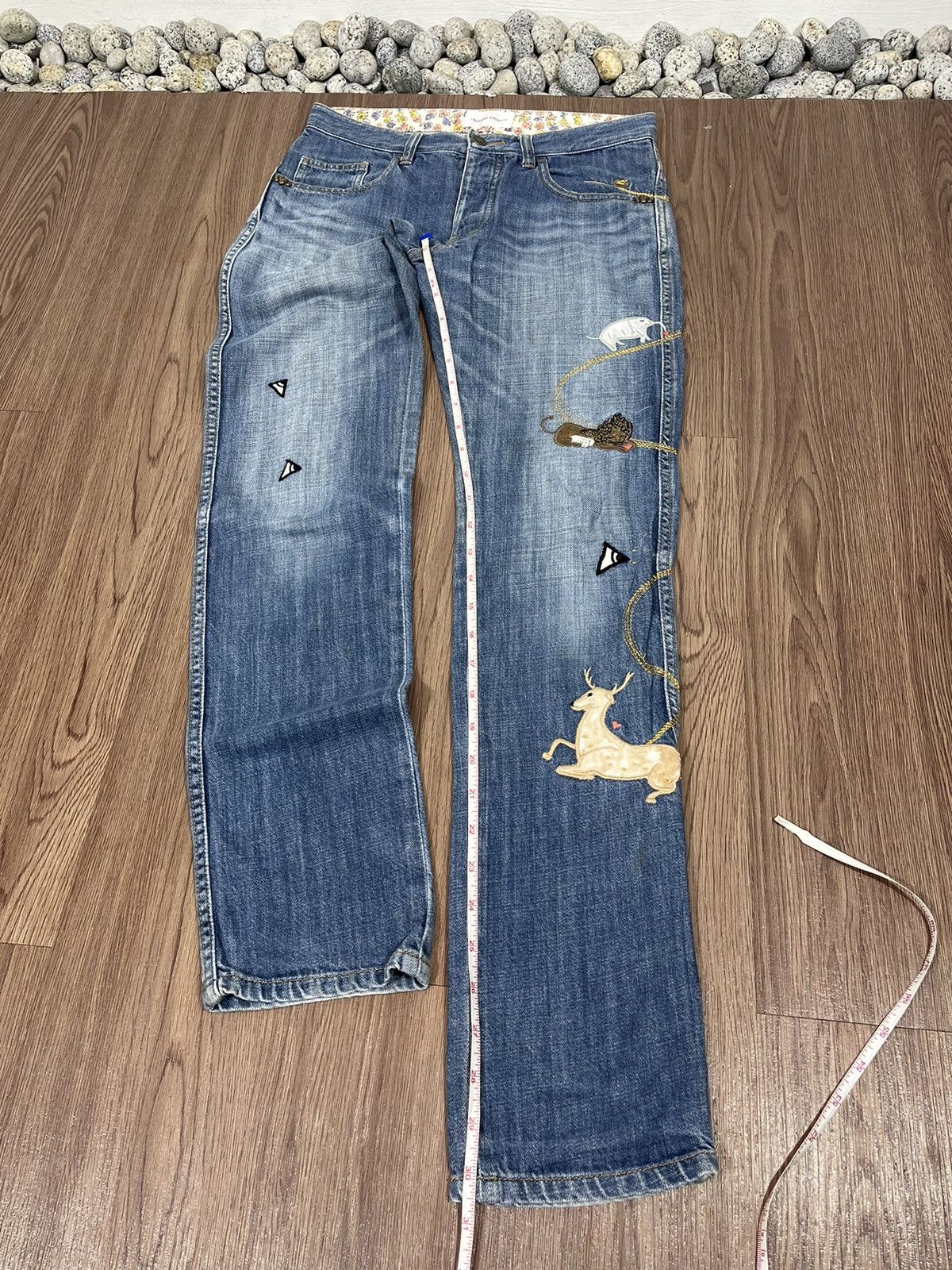 Issey Miyake × Tsumori Chisato Tsumori Chisato Animal Love Jeans Size US 29 - 16 Thumbnail