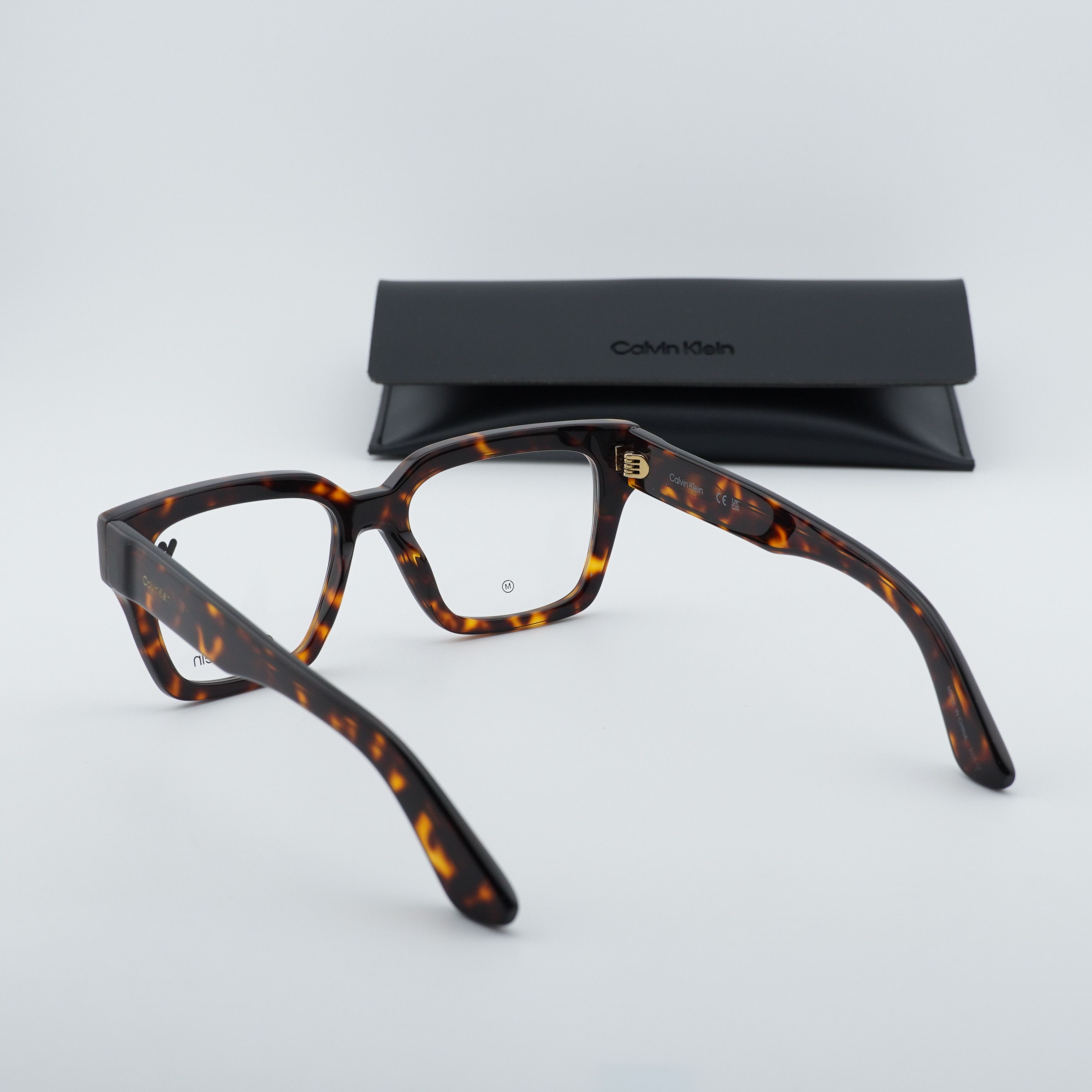 Calvin Klein Calvin Klein CK24526 235 Eyeglasses Havana 52mm Square Frame Size ONE SIZE - 10 Thumbnail