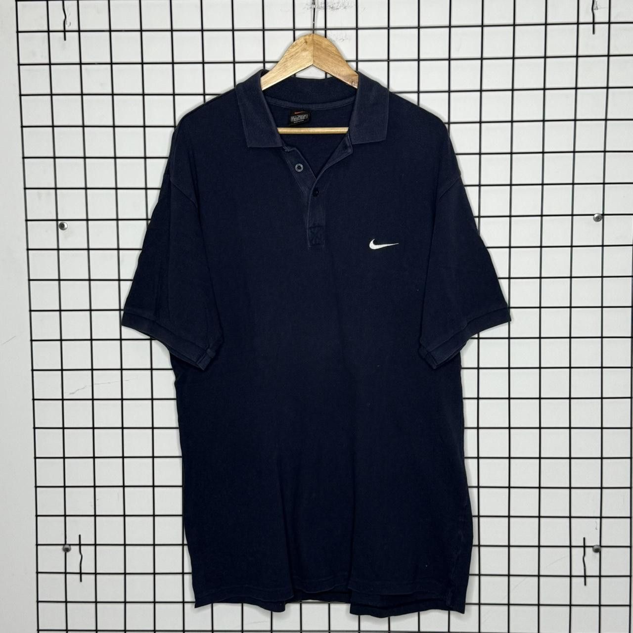 Nike Nike Vintage 90s Polo Shirt Embroidered Swoosh T shirt Size US XL / EU 56 / 4 - 1 Thumbnail