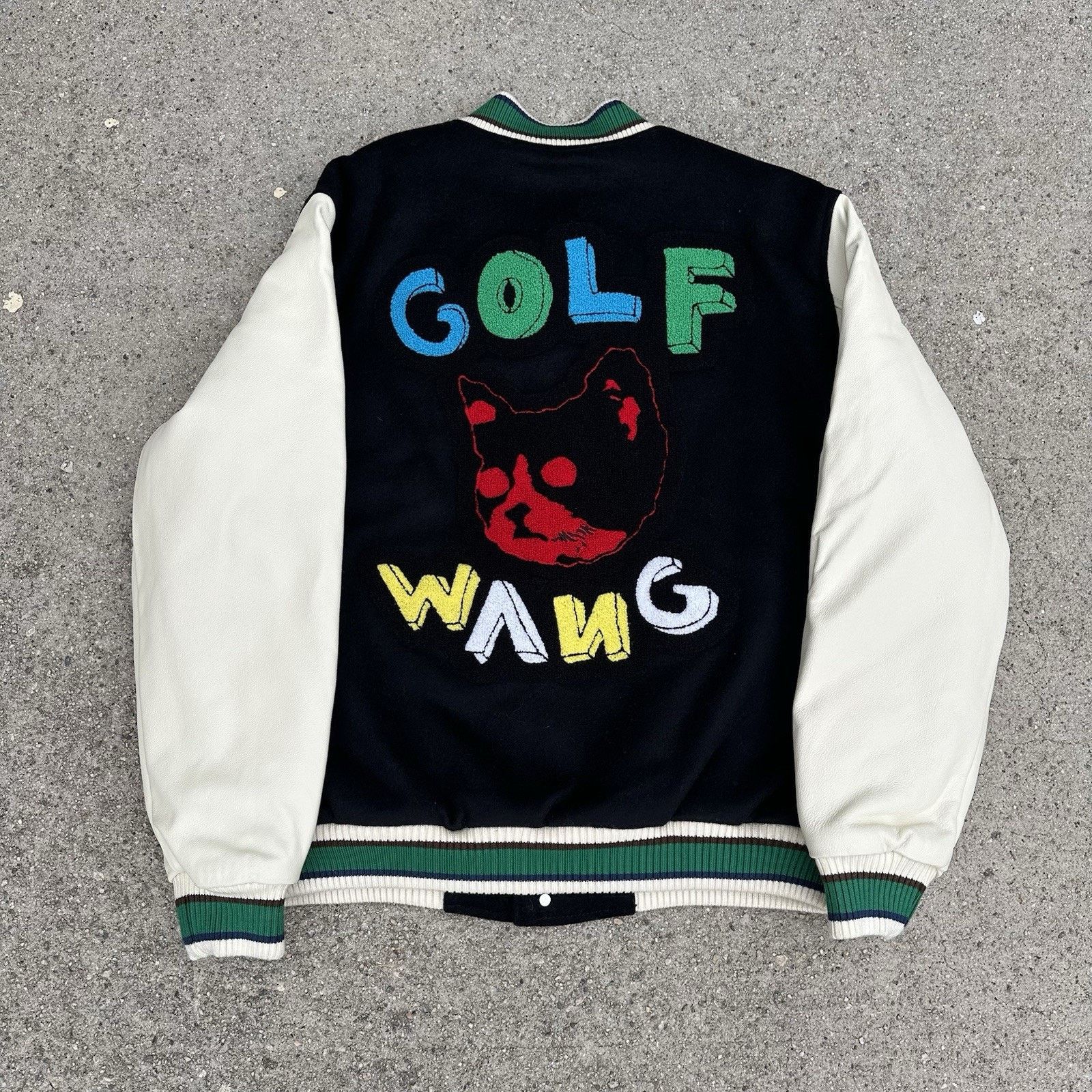 Golf Wang × Hypebeast × Tyler The Creator Golf Wang 10th Anniversary Letterman Varsity Jacket Size US L / EU 52-54 / 3 - 1 Thumbnail