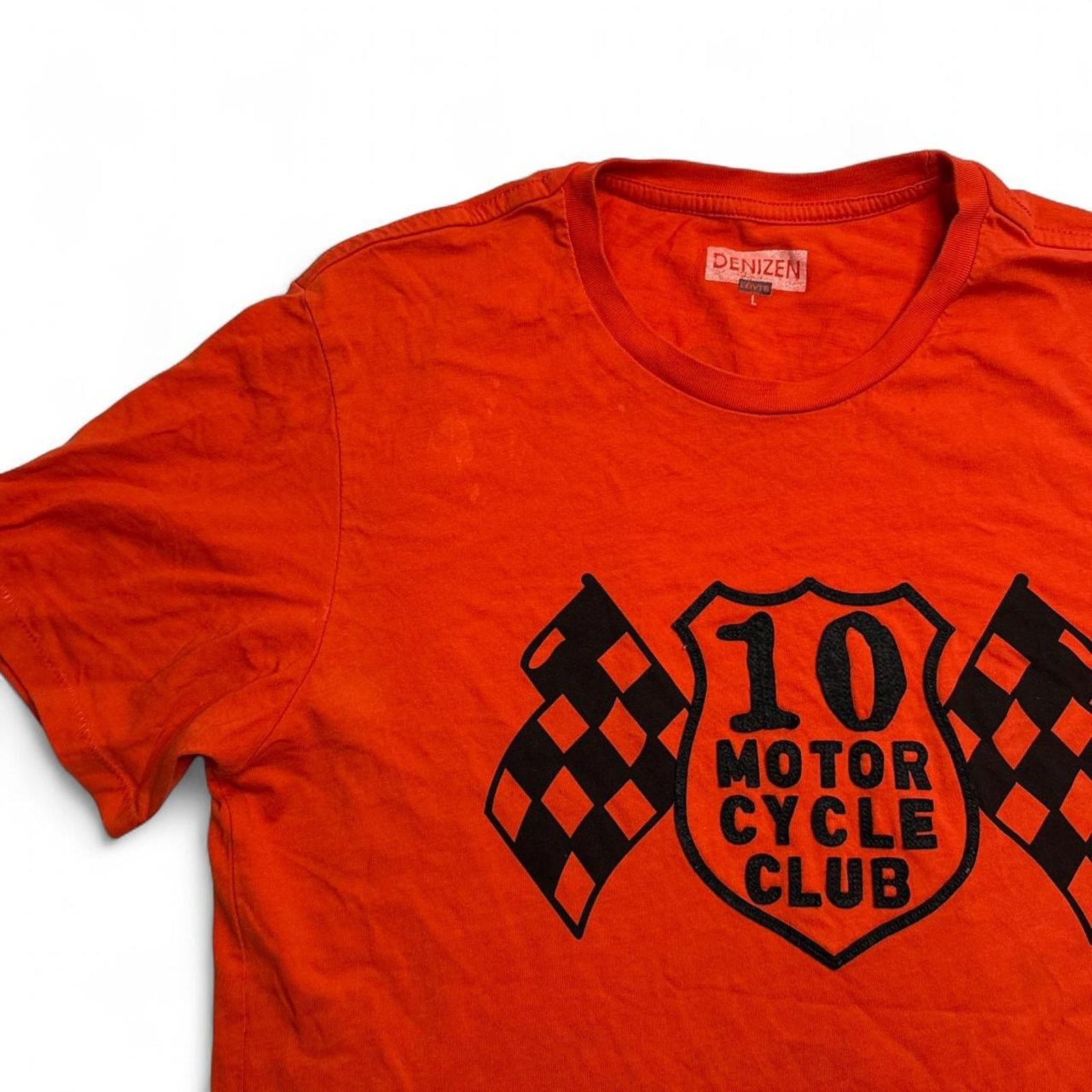 Levi's Denizen Levi’s Orange Motorcycle Club Graphic Tee Large Size US L / EU 52-54 / 3 - 4 Thumbnail