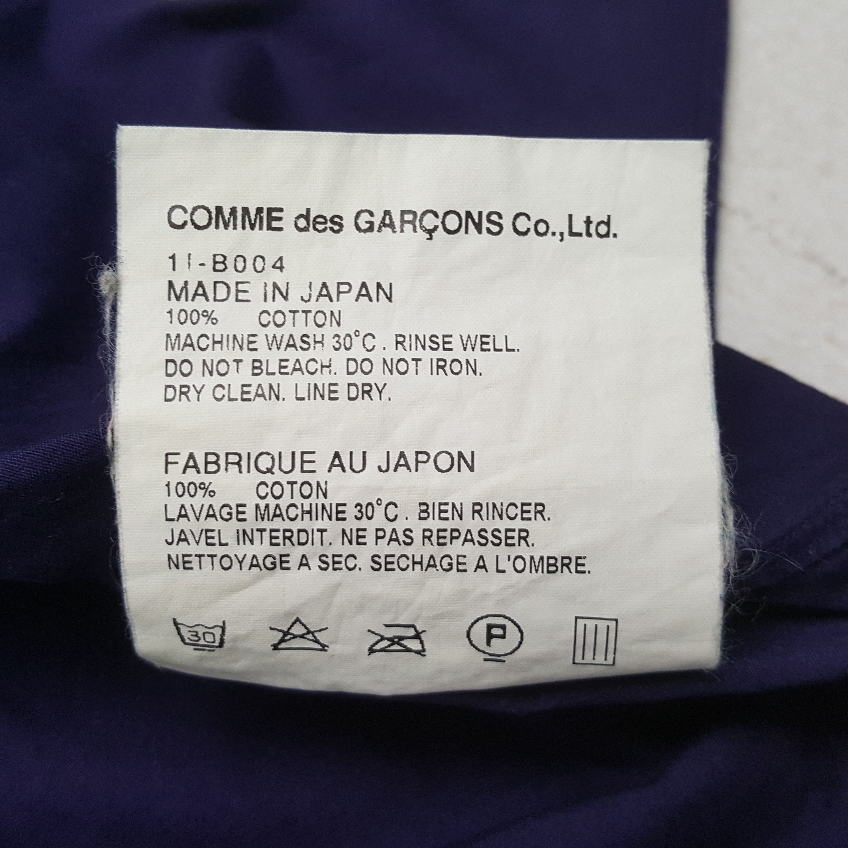Comme des Garcons Vintage BLACK COMME des GARÇONS Japanese Designer Shirt RR27 Size US XS / EU 42 / 0 - 9 Thumbnail