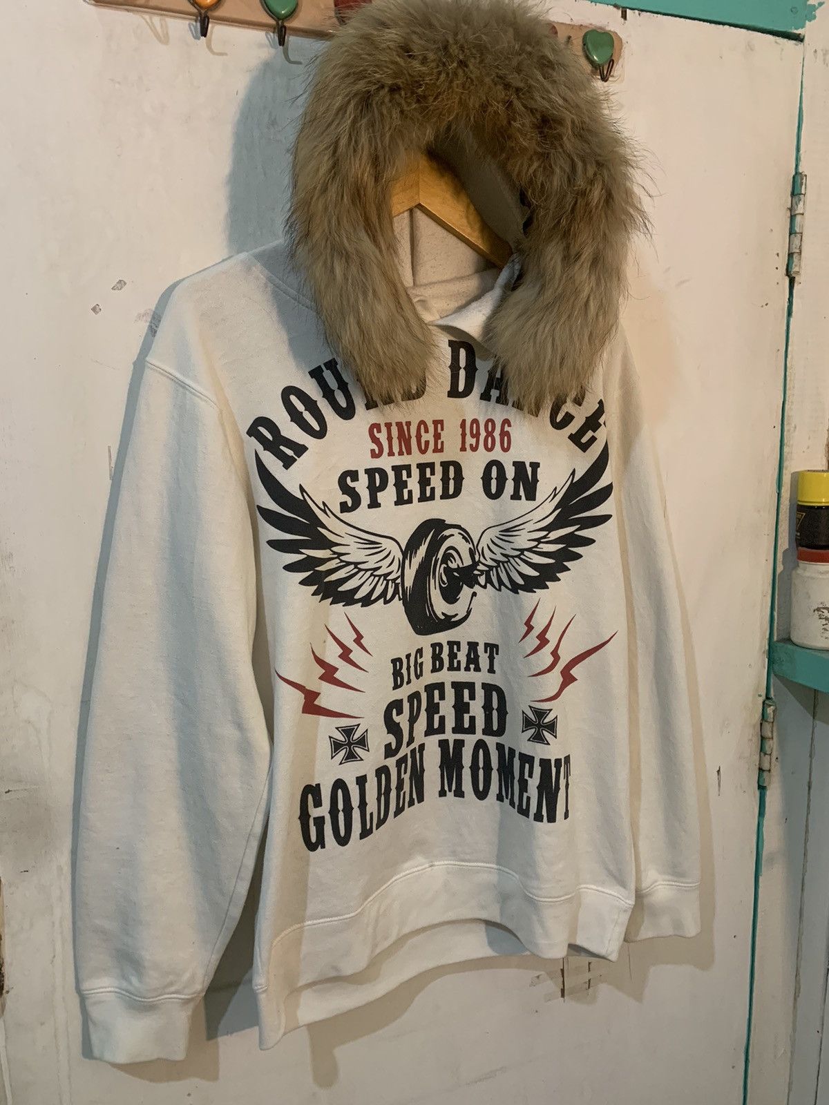 Hysteric Glamour × If Six Was Nine × Le Grande Bleu (L.G.B.) Japanese fur Hoodie Grunge punk ifsixwasnine styel Size US L / EU 52-54 / 3 - 2 Thumbnail