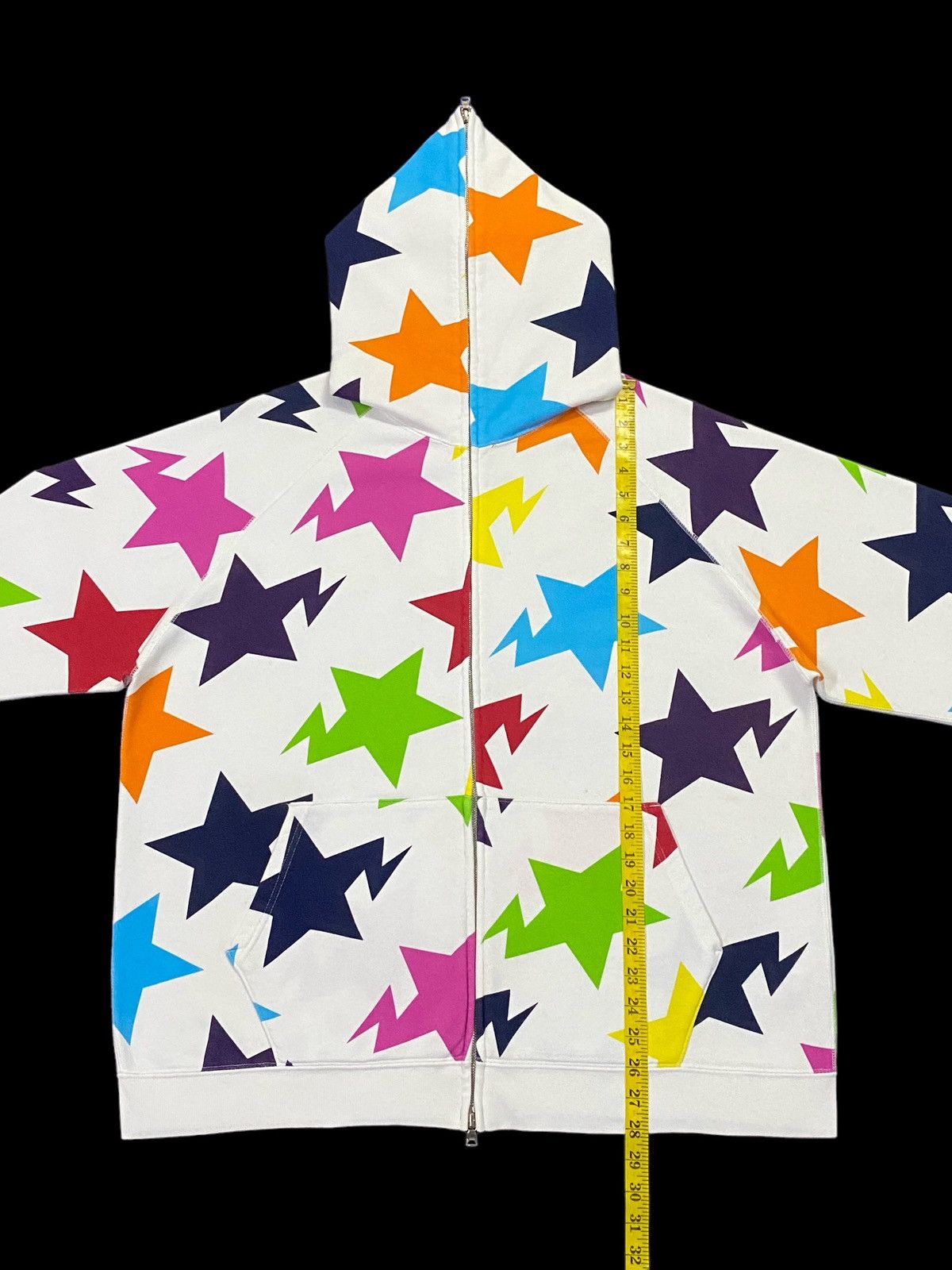 Bape Bape Sta Pattern Full Zip Hoodie Size US L / EU 52-54 / 3 - 7 Thumbnail