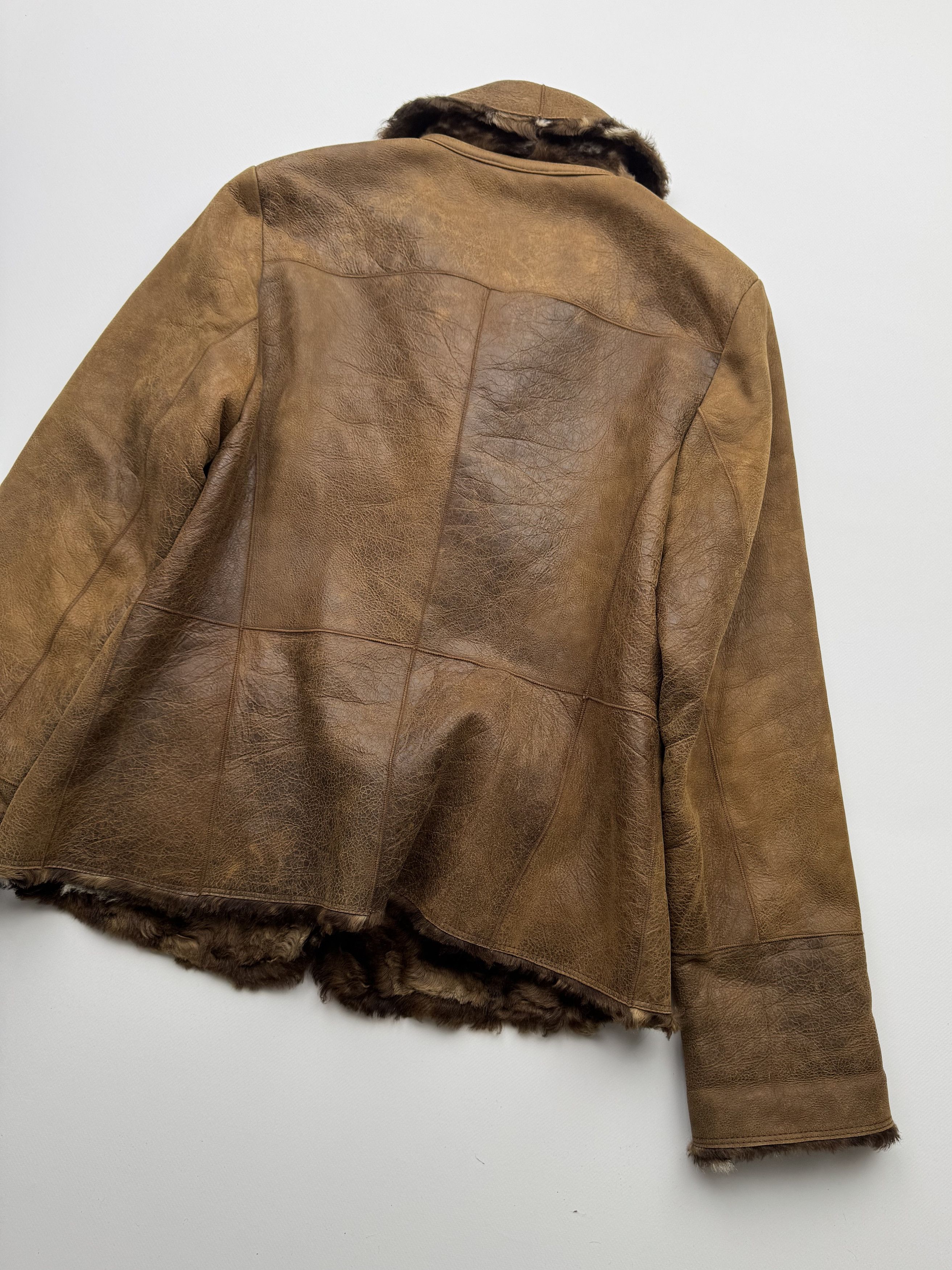 Vintage Vintage Real Sheepskin Jacket B124(V317)E2 Size M / US 6-8 / IT 42-44 - 8 Thumbnail
