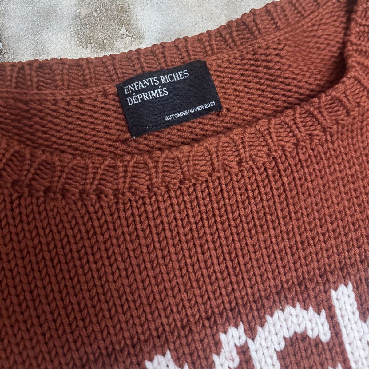 Enfants Riches Deprimes Enfants Riches Deprimes Psychic Knit Sweater Size US L / EU 52-54 / 3 - 4 Thumbnail