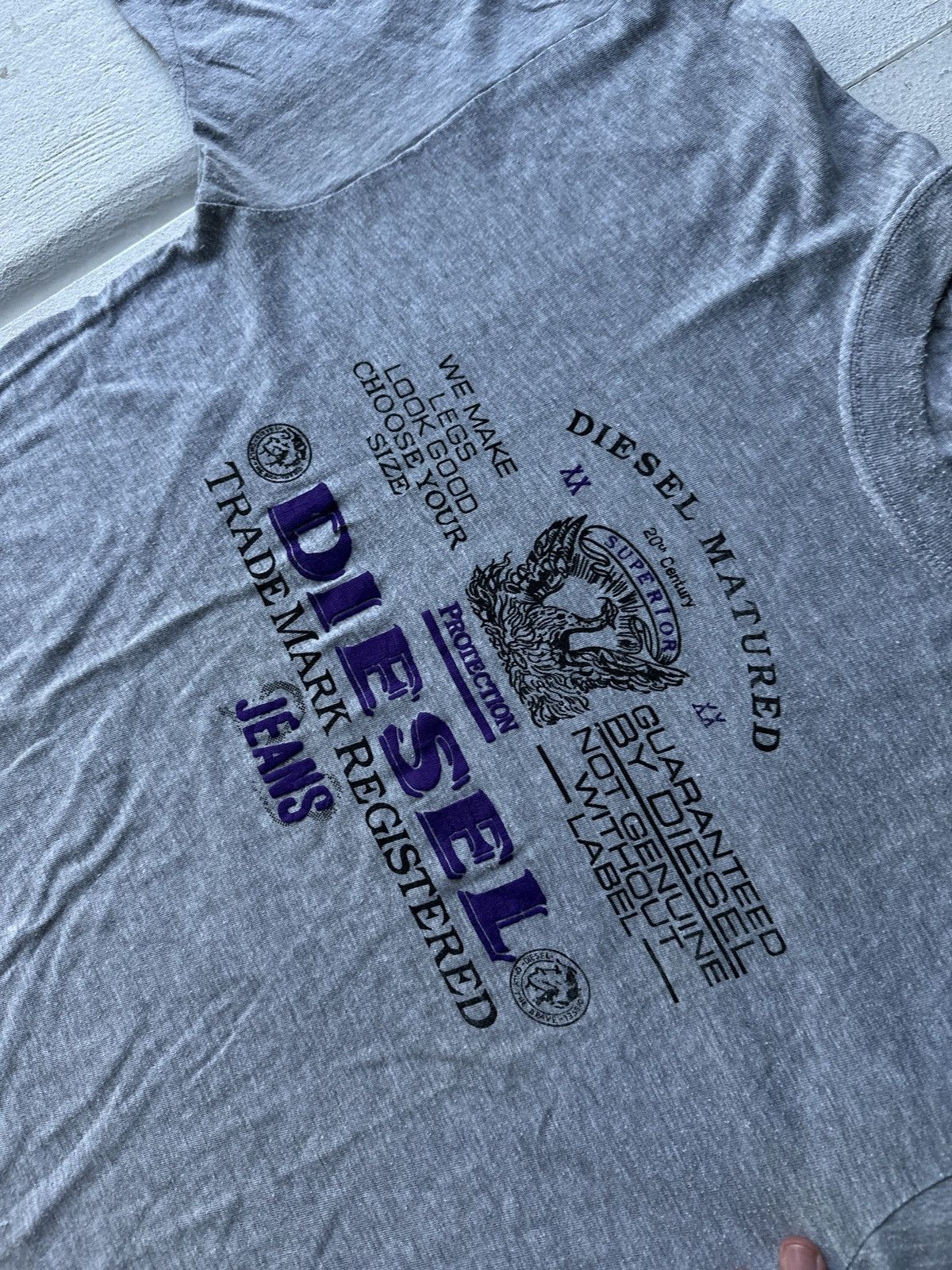 Diesel 🚨DIESEL AVANT GARDE ARCHIVE VINTAGE BIG LOGO T-SHIRT Y2K TEE Size US L / EU 52-54 / 3 - 6 Thumbnail