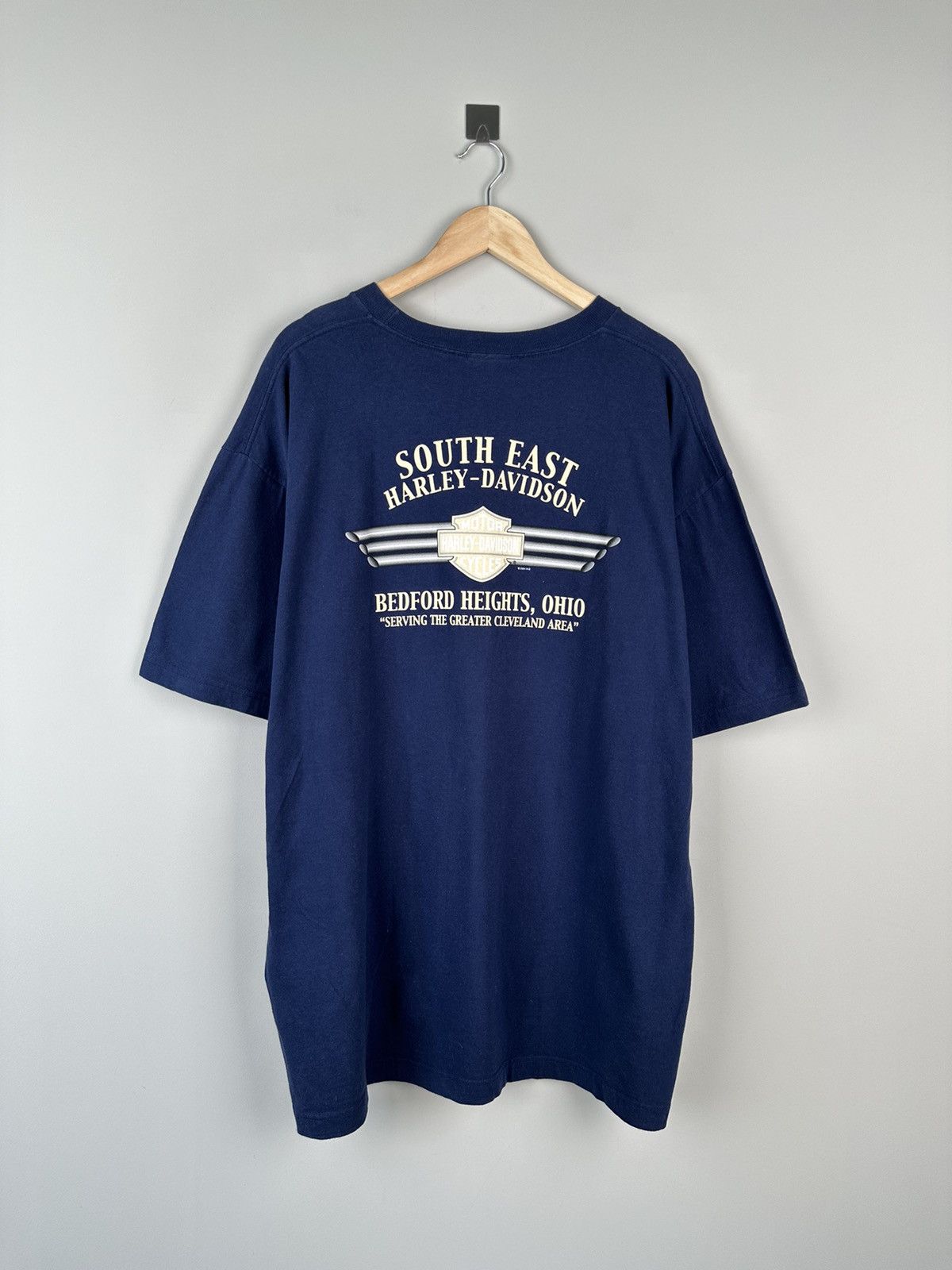 Harley Davidson Crazy Vintage Y2k Harley Davidson Snake Tee Oversized Size US XXL / EU 58 / 5 - 2 Thumbnail