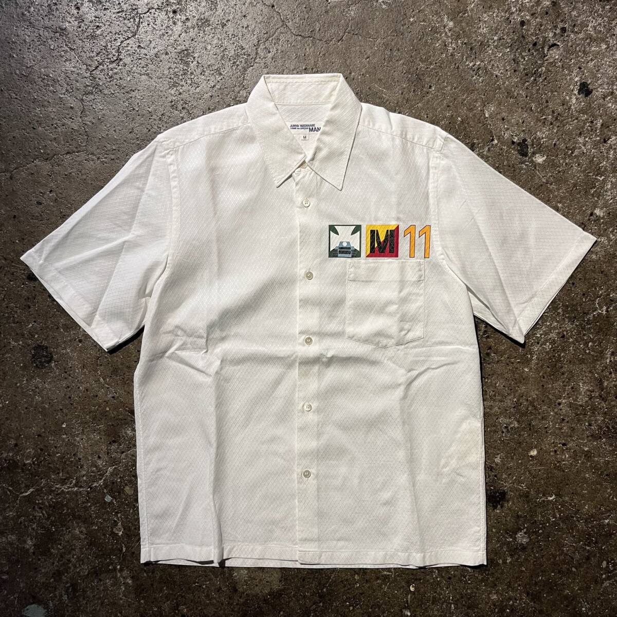 Junya Watanabe SS04 Rubber Print Button Up Size US M / EU 48-50 / 2 - 1 Thumbnail
