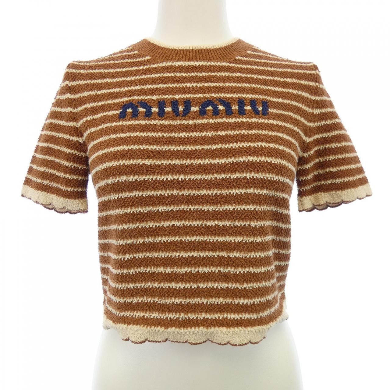 Miu Miu Miu Miu Miu Miu Top Textile Tops MML707SOOO119T DUTY FREE for USA Size ONE SIZE - 1 Thumbnail