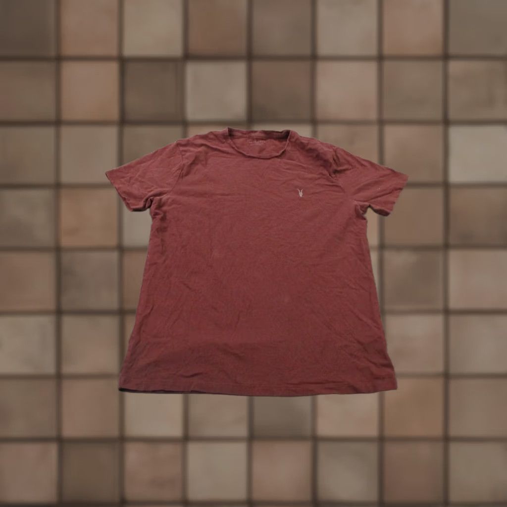 Allsaints All Saints Shirt Mens M Red Outdoors Lightweight Tee Casual Brace Tonic Logo Size US M / EU 48-50 / 2 - 1 Thumbnail